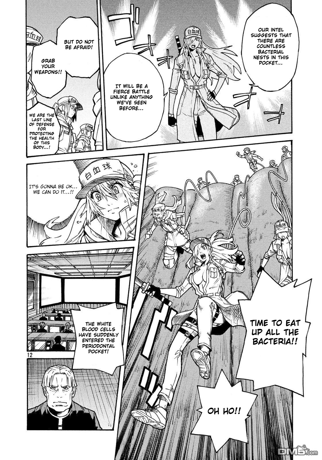 Hataraku Saibou BLACK Chapter 30 page 12 - Chapter 30: Periodontitis, Roots, Miscalculation