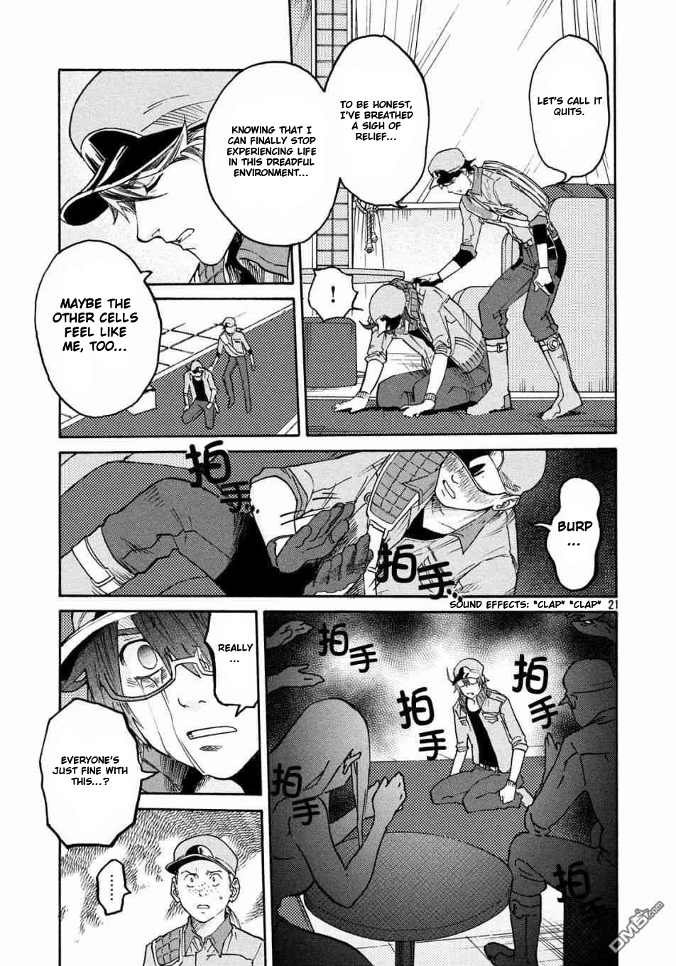 Hataraku Saibou BLACK Chapter 31 page 20 - Chapter 31: Sleeping Pills, Alcohol, Requiem