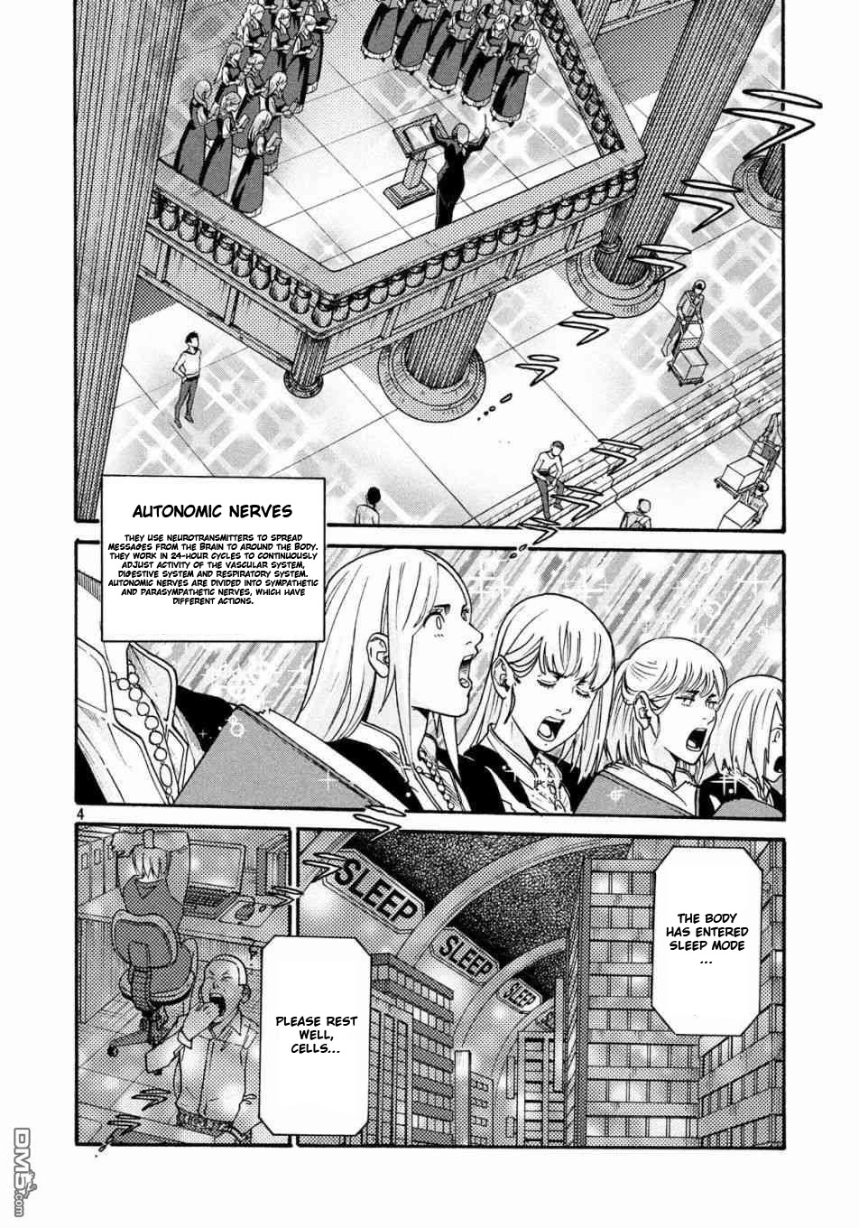 Hataraku Saibou BLACK Chapter 31 page 4 - Chapter 31: Sleeping Pills, Alcohol, Requiem