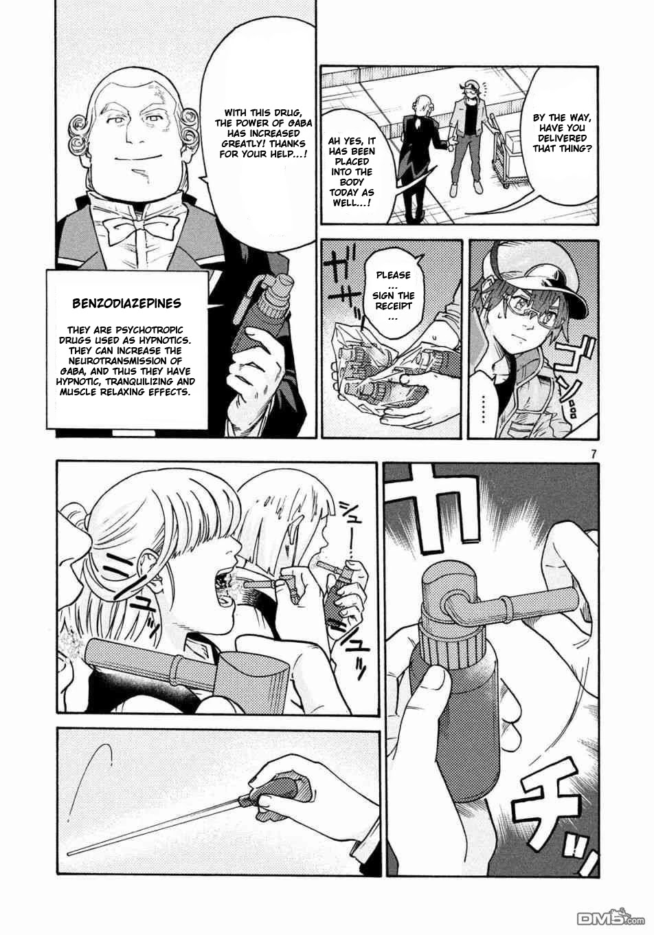 Hataraku Saibou BLACK Chapter 31 page 7 - Chapter 31: Sleeping Pills, Alcohol, Requiem
