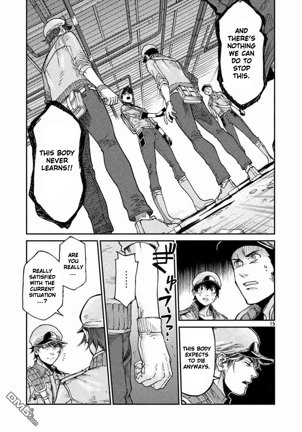 Hataraku Saibou BLACK Chapter 32 page 16 - Chapter 32: Gastric Lavage, Tears, Tears