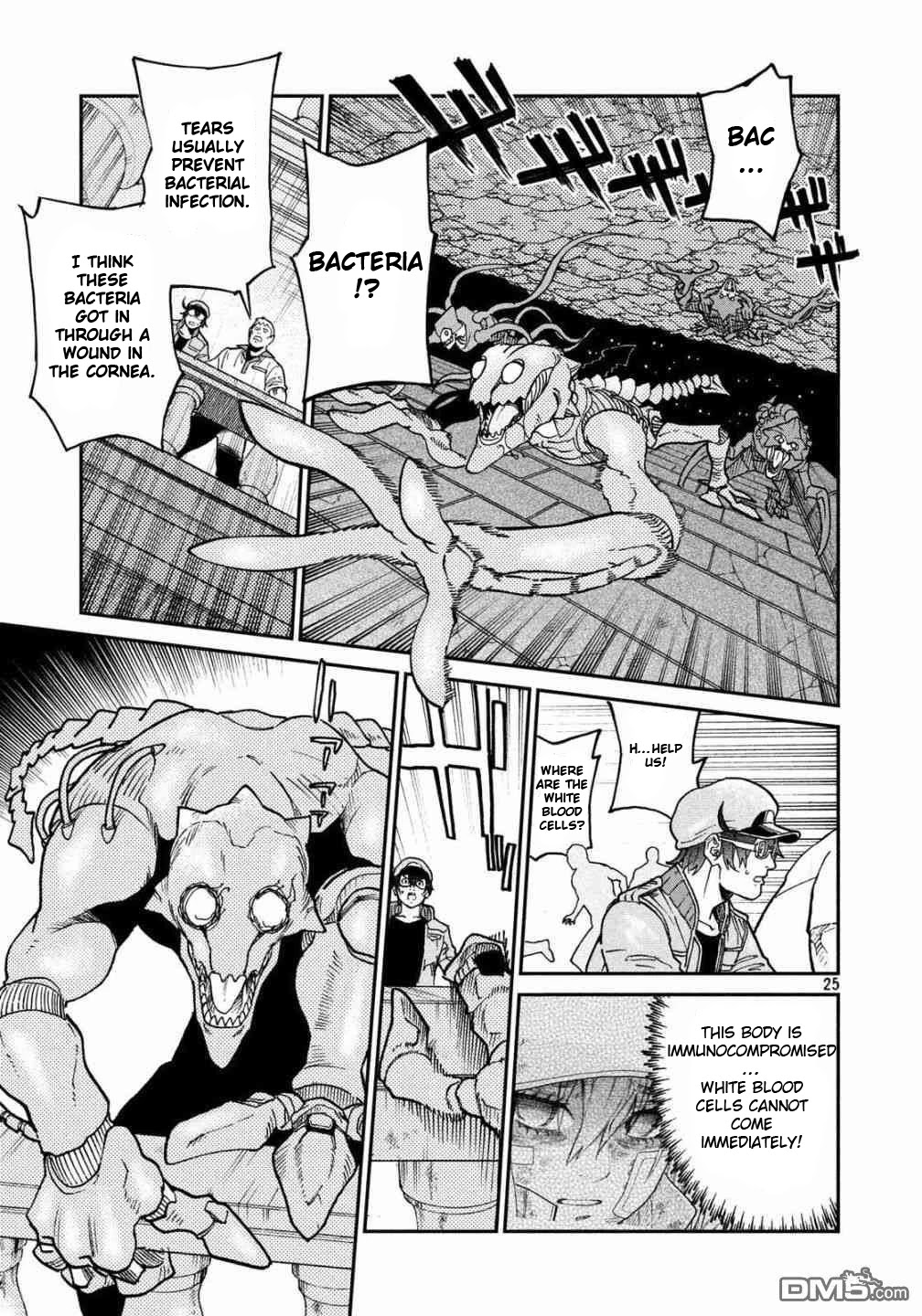 Hataraku Saibou BLACK Chapter 32 page 26 - Chapter 32: Gastric Lavage, Tears, Tears
