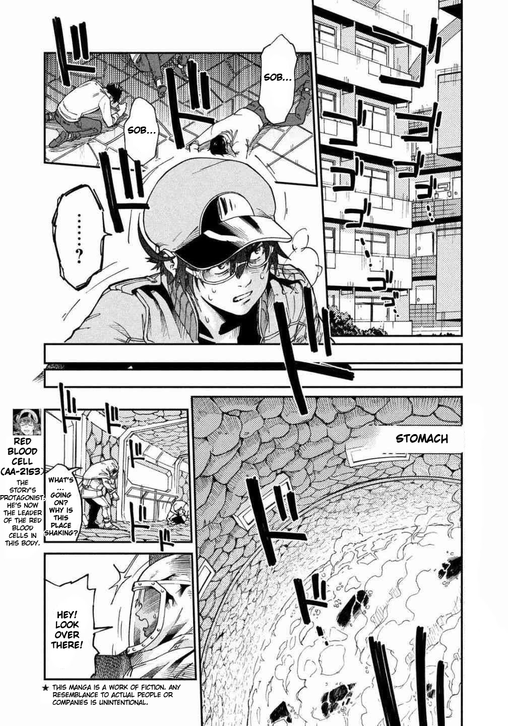 Hataraku Saibou BLACK Chapter 32 page 6 - Chapter 32: Gastric Lavage, Tears, Tears