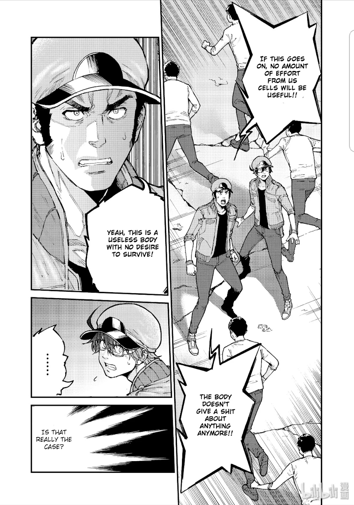 Hataraku Saibou BLACK Chapter 33 page 10 - Chapter 33: The Brain, Vitality, Atrophy