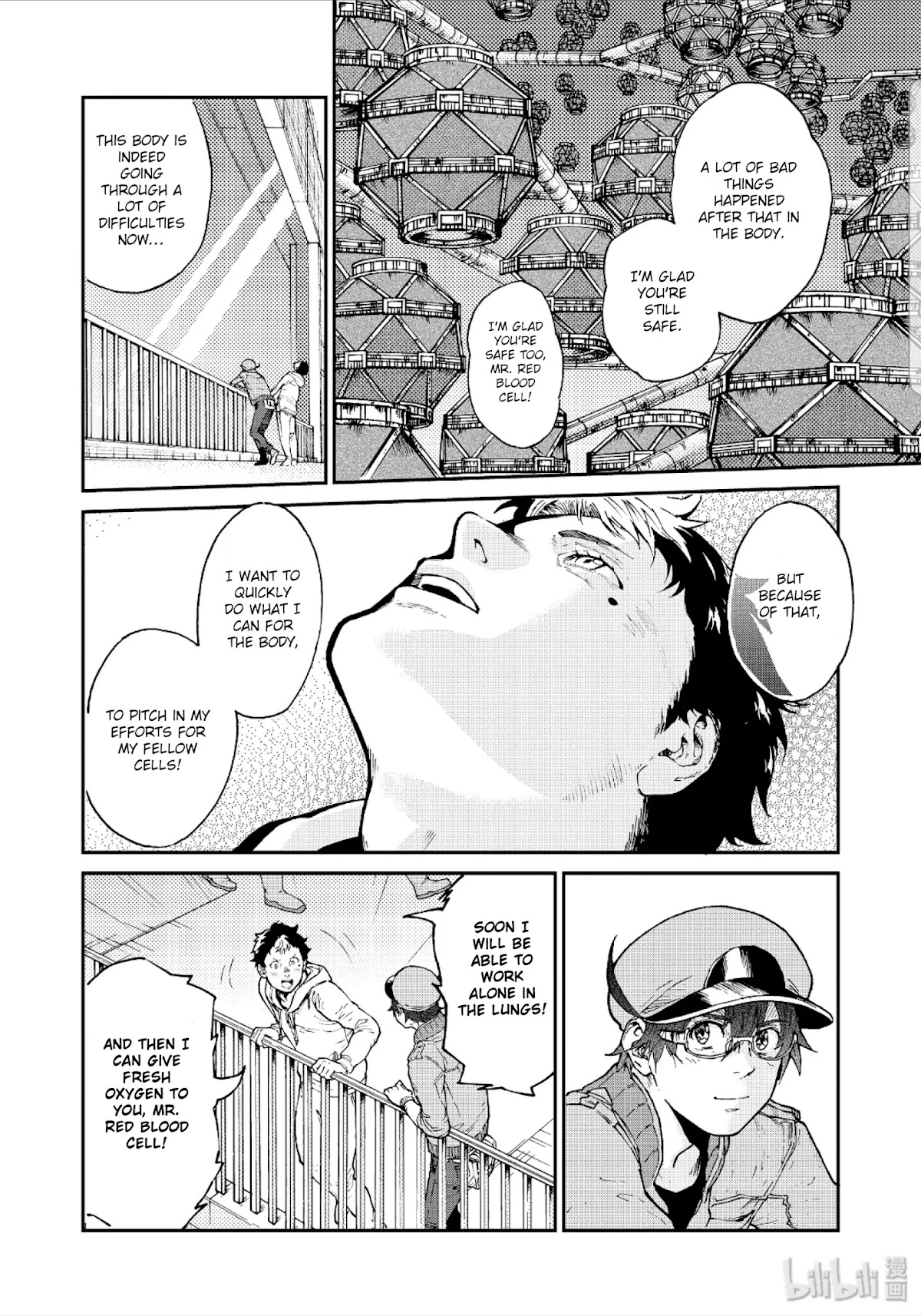 Hataraku Saibou BLACK Chapter 33 page 13 - Chapter 33: The Brain, Vitality, Atrophy