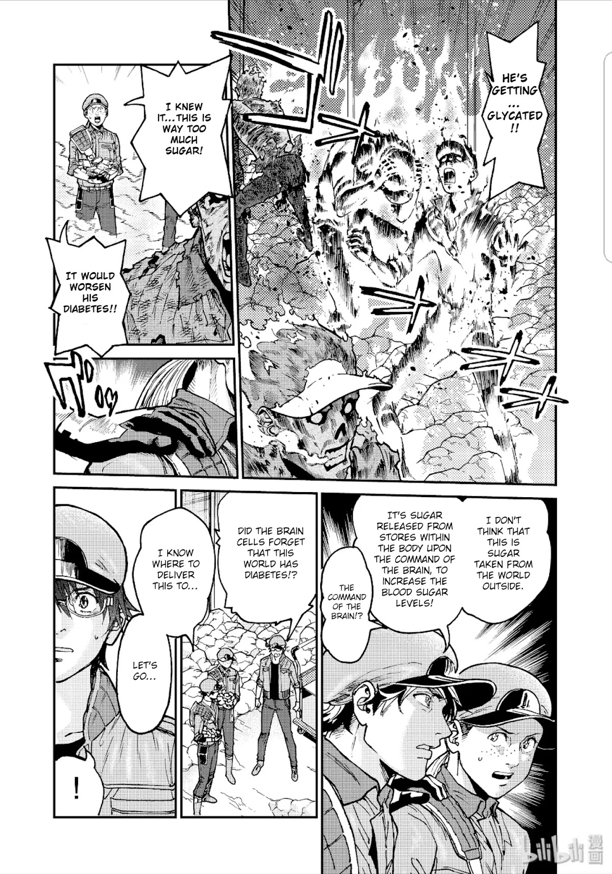 Hataraku Saibou BLACK Chapter 33 page 18 - Chapter 33: The Brain, Vitality, Atrophy