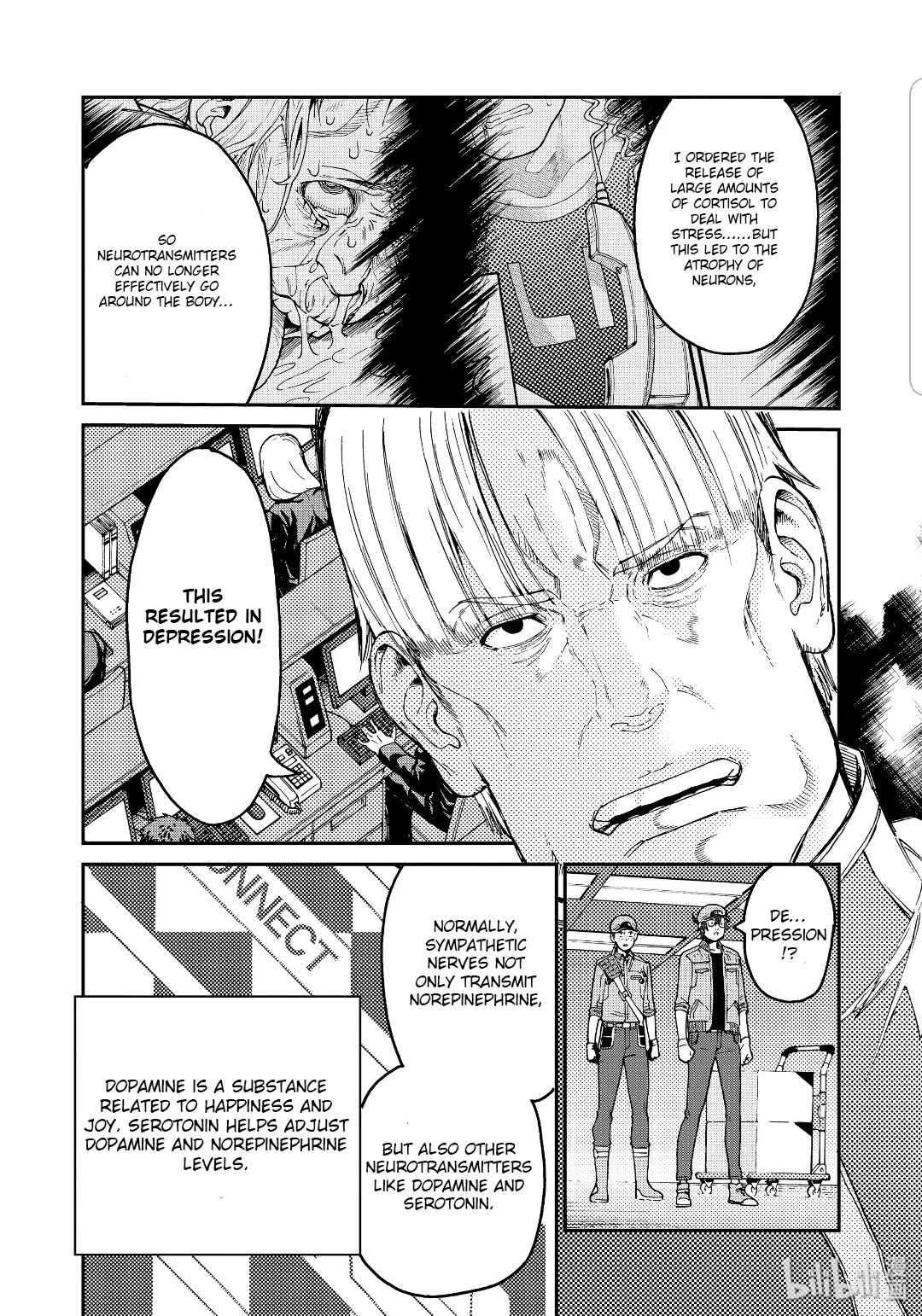 Hataraku Saibou BLACK Chapter 34 page 16 - Chapter 34: Depression, Resolve, No Way Out