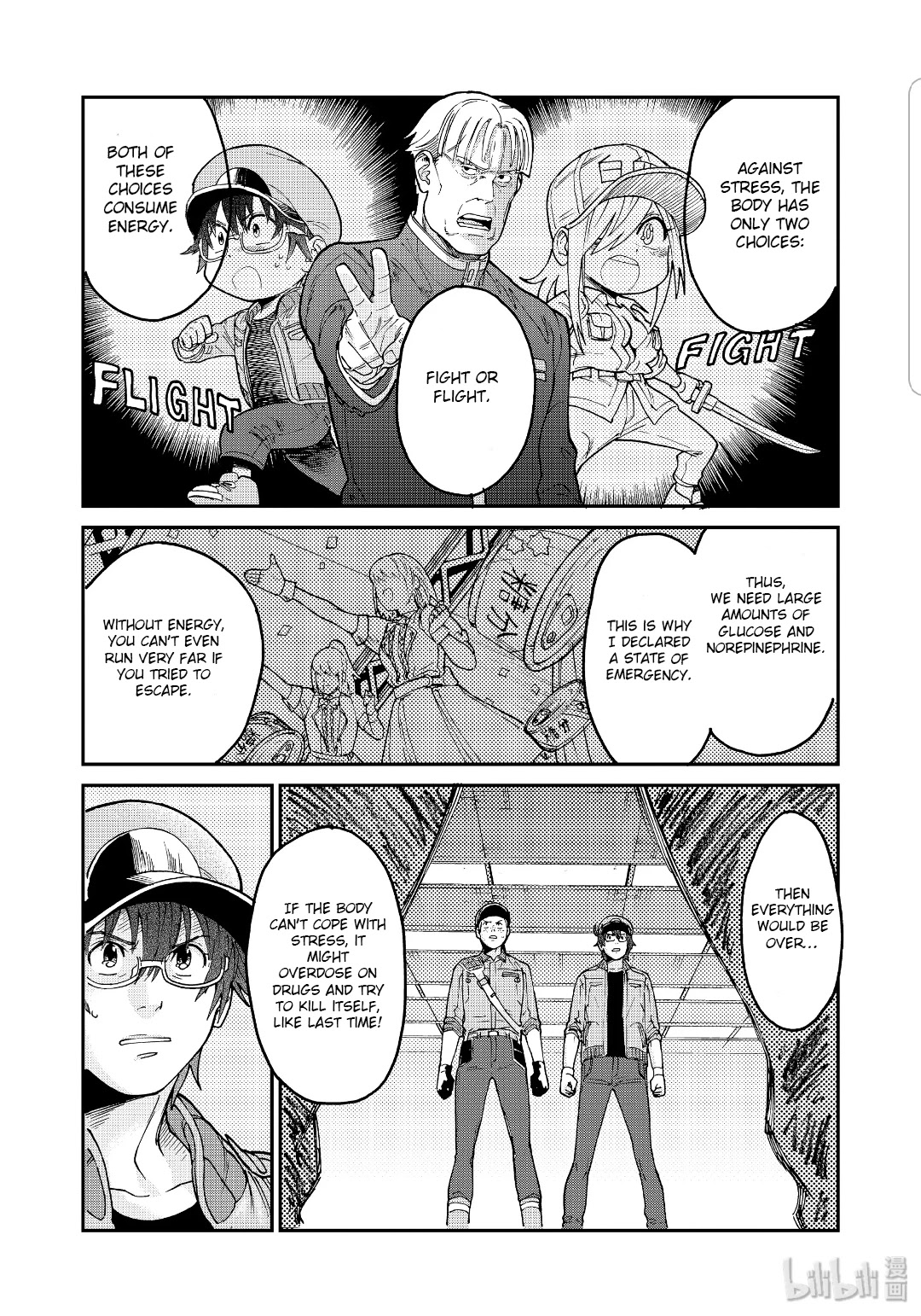 Hataraku Saibou BLACK Chapter 34 page 18 - Chapter 34: Depression, Resolve, No Way Out