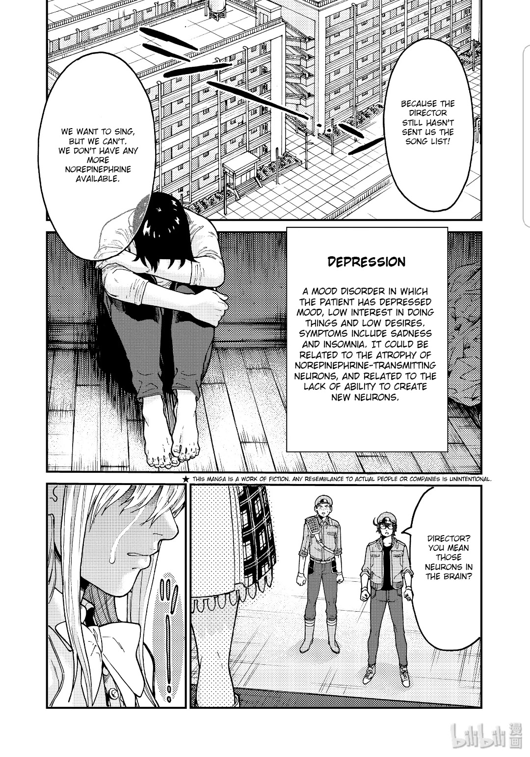 Hataraku Saibou BLACK Chapter 34 page 3 - Chapter 34: Depression, Resolve, No Way Out