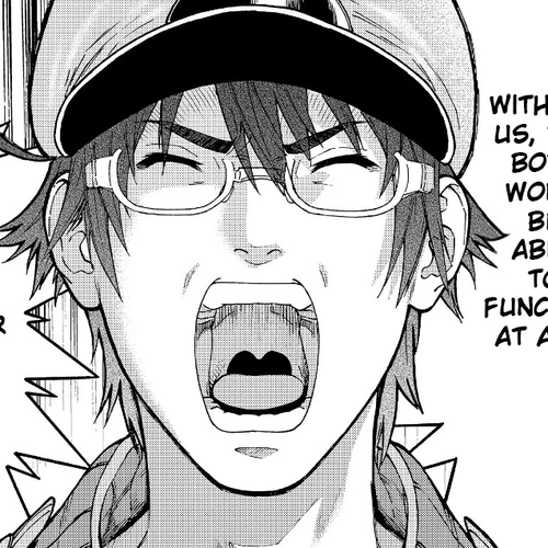 Hataraku Saibou BLACK Chapter 34: Depression, Resolve, No Way Out cover