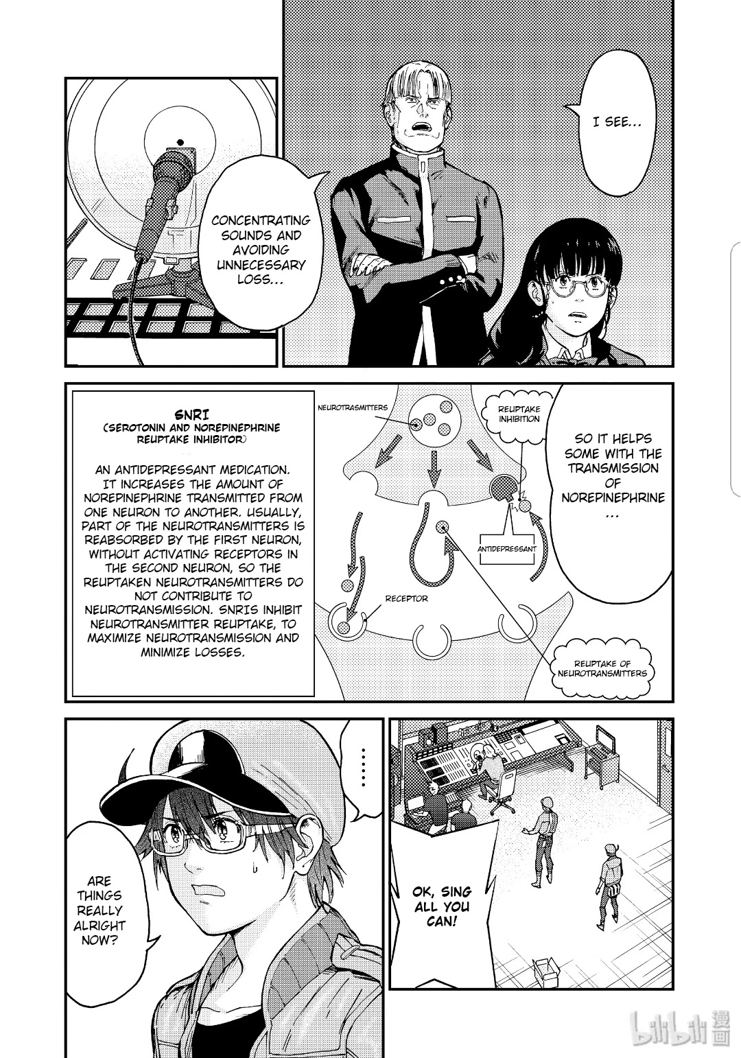 Hataraku Saibou BLACK Chapter 35 page 11 - Chapter 35: Drugs, Quitting Smoking, Fear