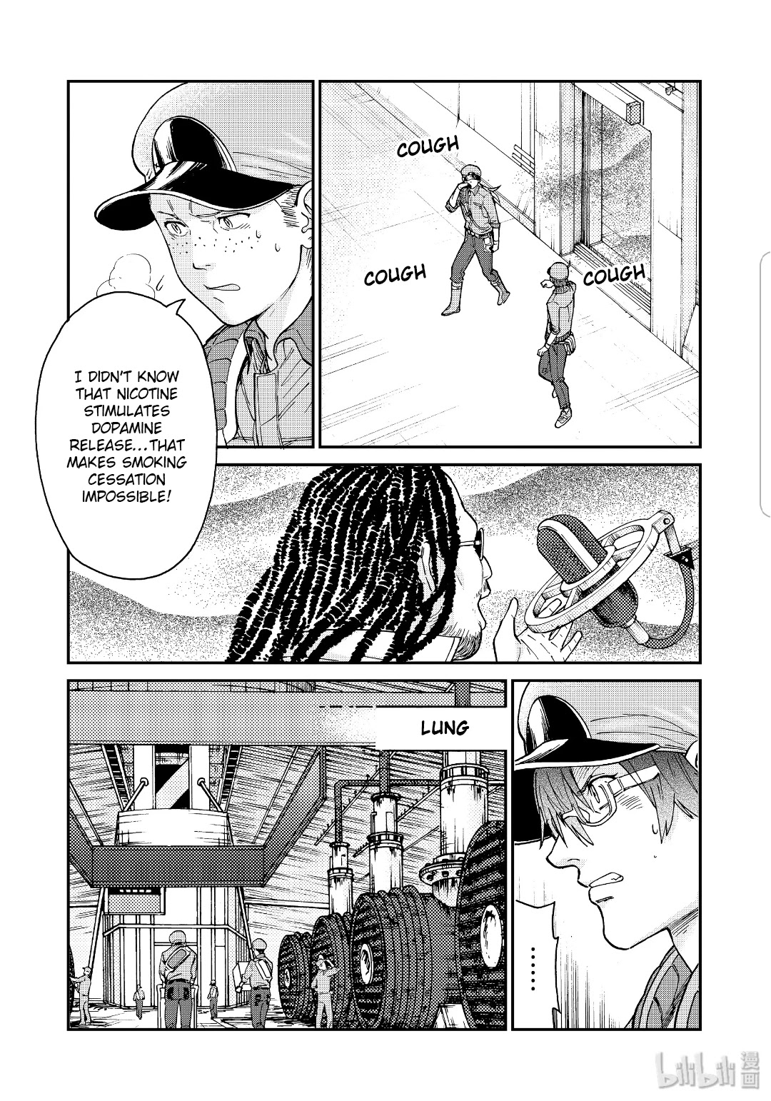 Hataraku Saibou BLACK Chapter 35 page 27 - Chapter 35: Drugs, Quitting Smoking, Fear