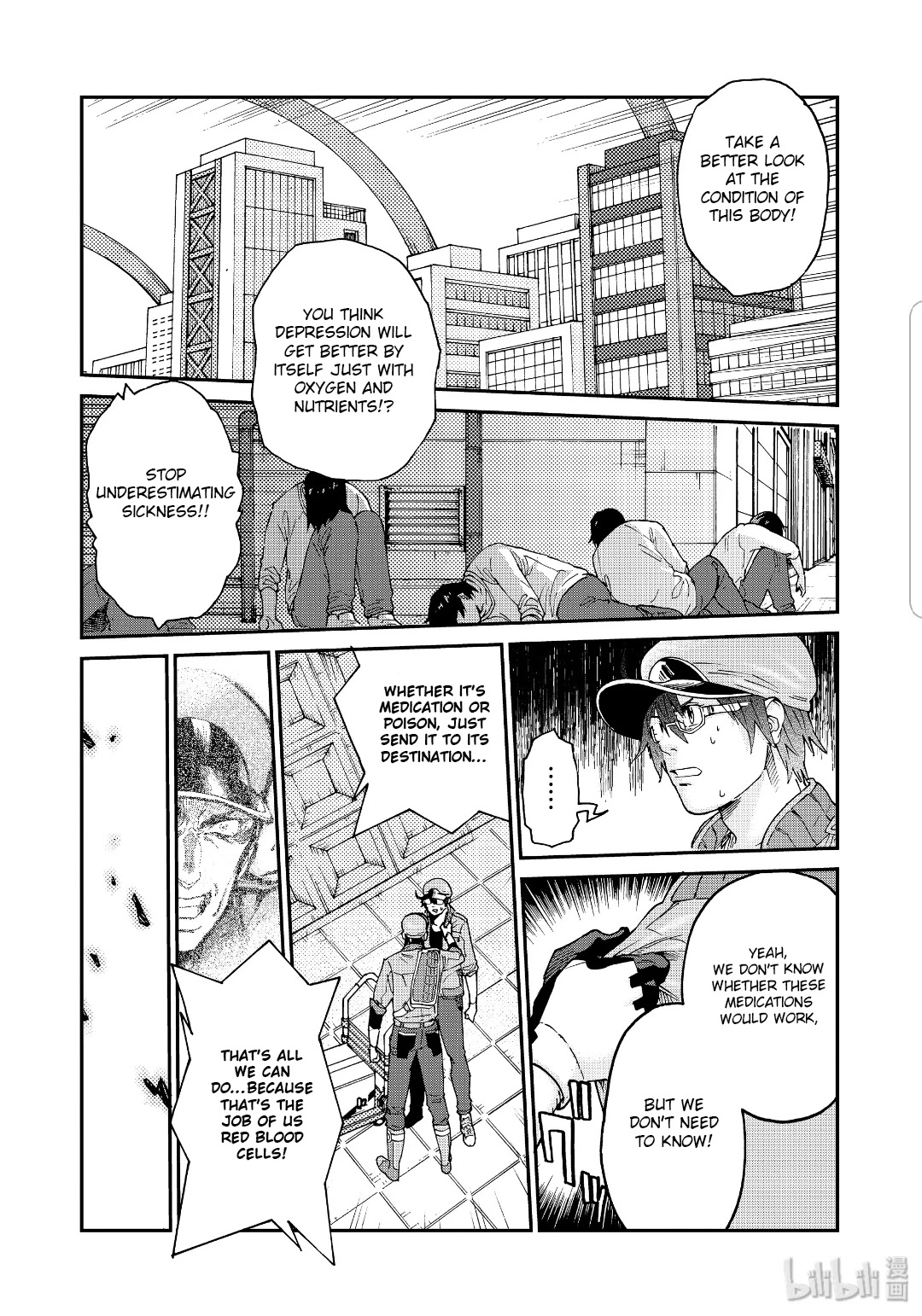 Hataraku Saibou BLACK Chapter 36 page 14 - Chapter 36: Wandering, Drug Efficacy, Mission