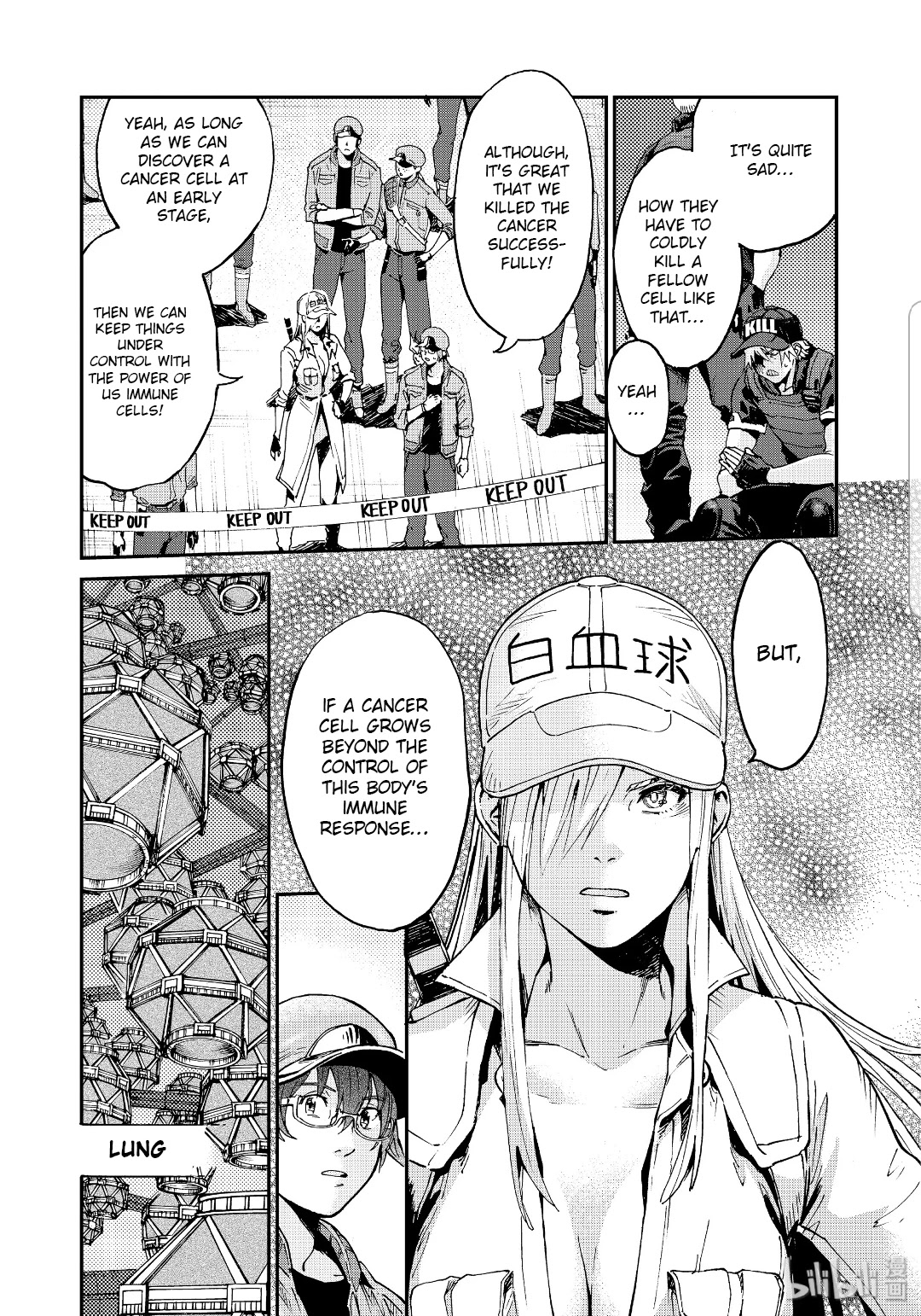 Hataraku Saibou BLACK Chapter 37 page 13 - Chapter 37: Undefeated, Rejection, Malignant Change