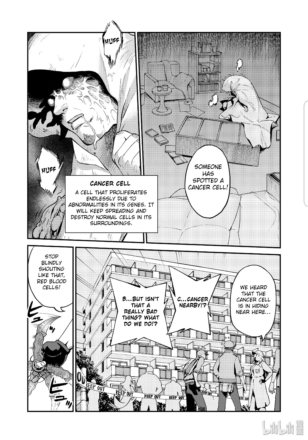 Hataraku Saibou BLACK Chapter 37 page 6 - Chapter 37: Undefeated, Rejection, Malignant Change