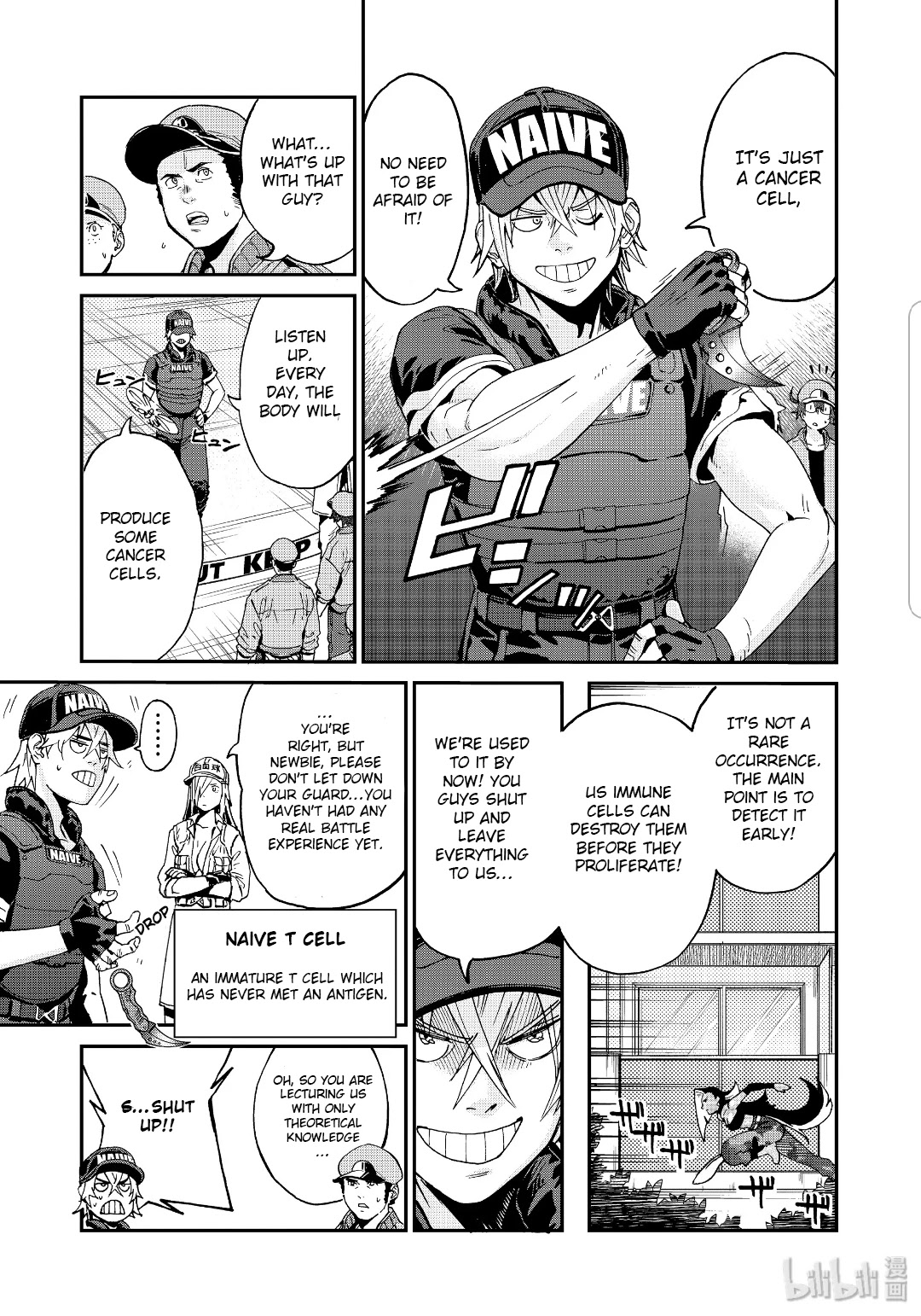 Hataraku Saibou BLACK Chapter 37 page 7 - Chapter 37: Undefeated, Rejection, Malignant Change
