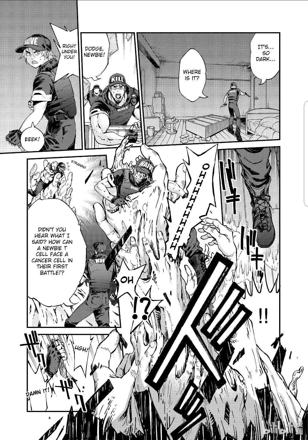 Hataraku Saibou BLACK Chapter 37 page 9 - Chapter 37: Undefeated, Rejection, Malignant Change