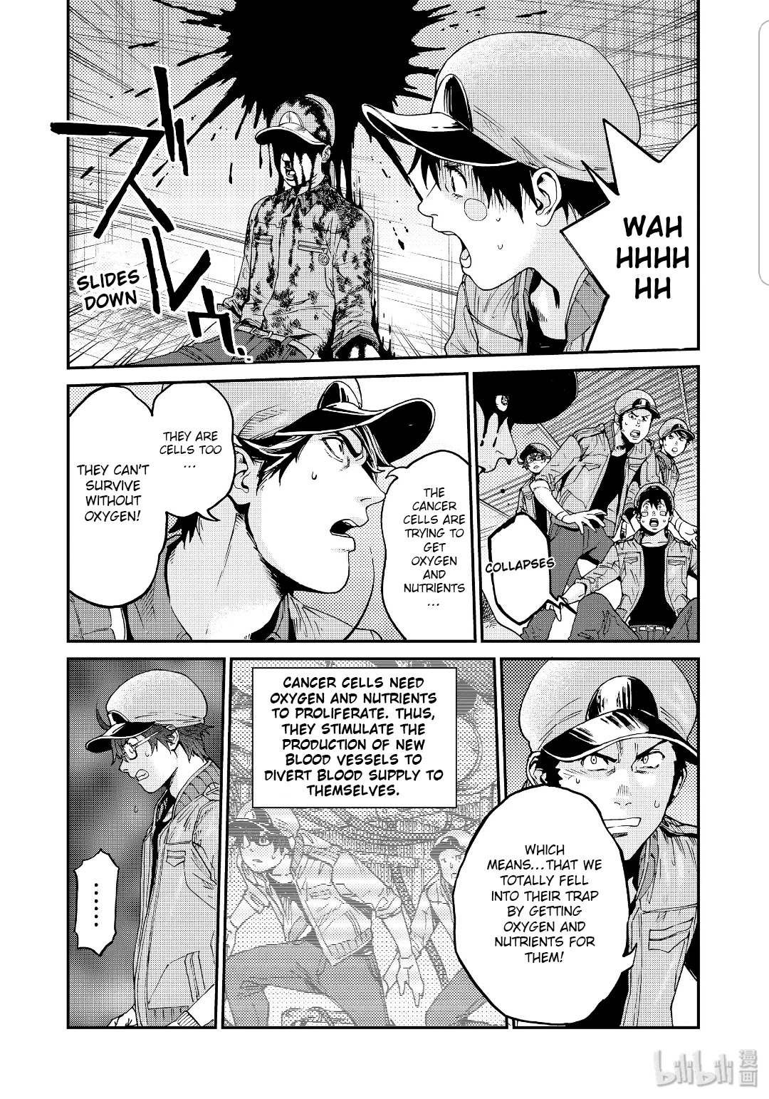 Hataraku Saibou BLACK Chapter 38 page 15 - Chapter 38: Tragedy, A loss, Volunteer