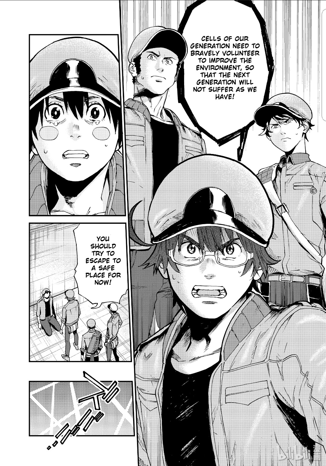 Hataraku Saibou BLACK Chapter 38 page 18 - Chapter 38: Tragedy, A loss, Volunteer