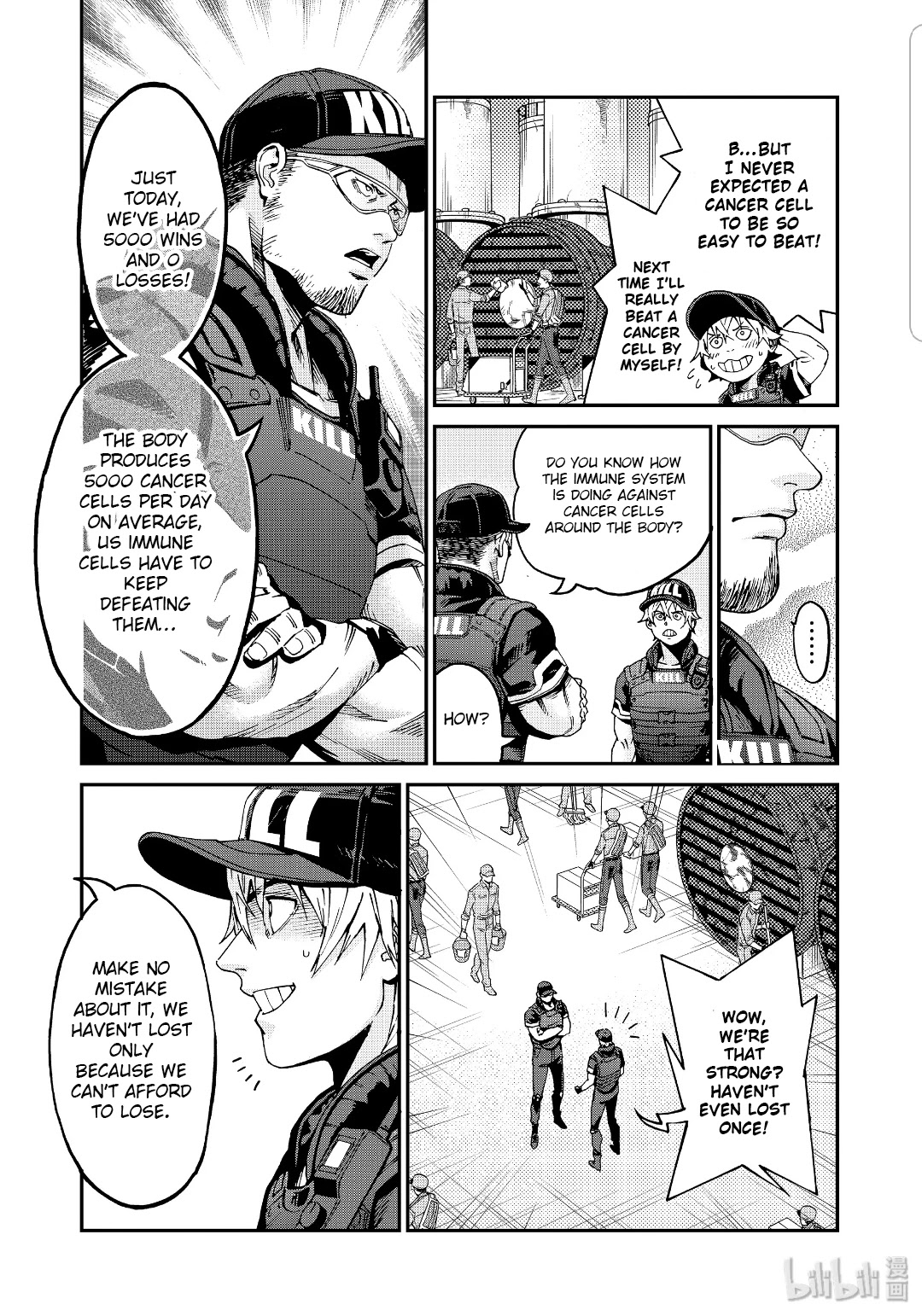 Hataraku Saibou BLACK Chapter 38 page 7 - Chapter 38: Tragedy, A loss, Volunteer