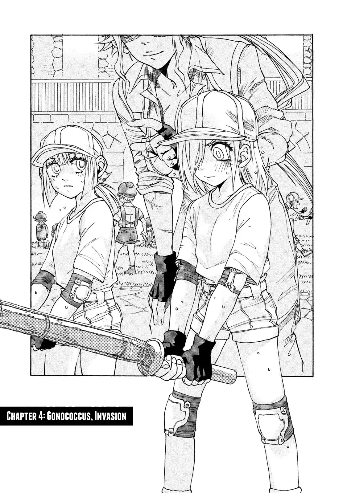 Hataraku Saibou BLACK Chapter 4 page 1 - Chapter 4: Gonococcus, Invasion