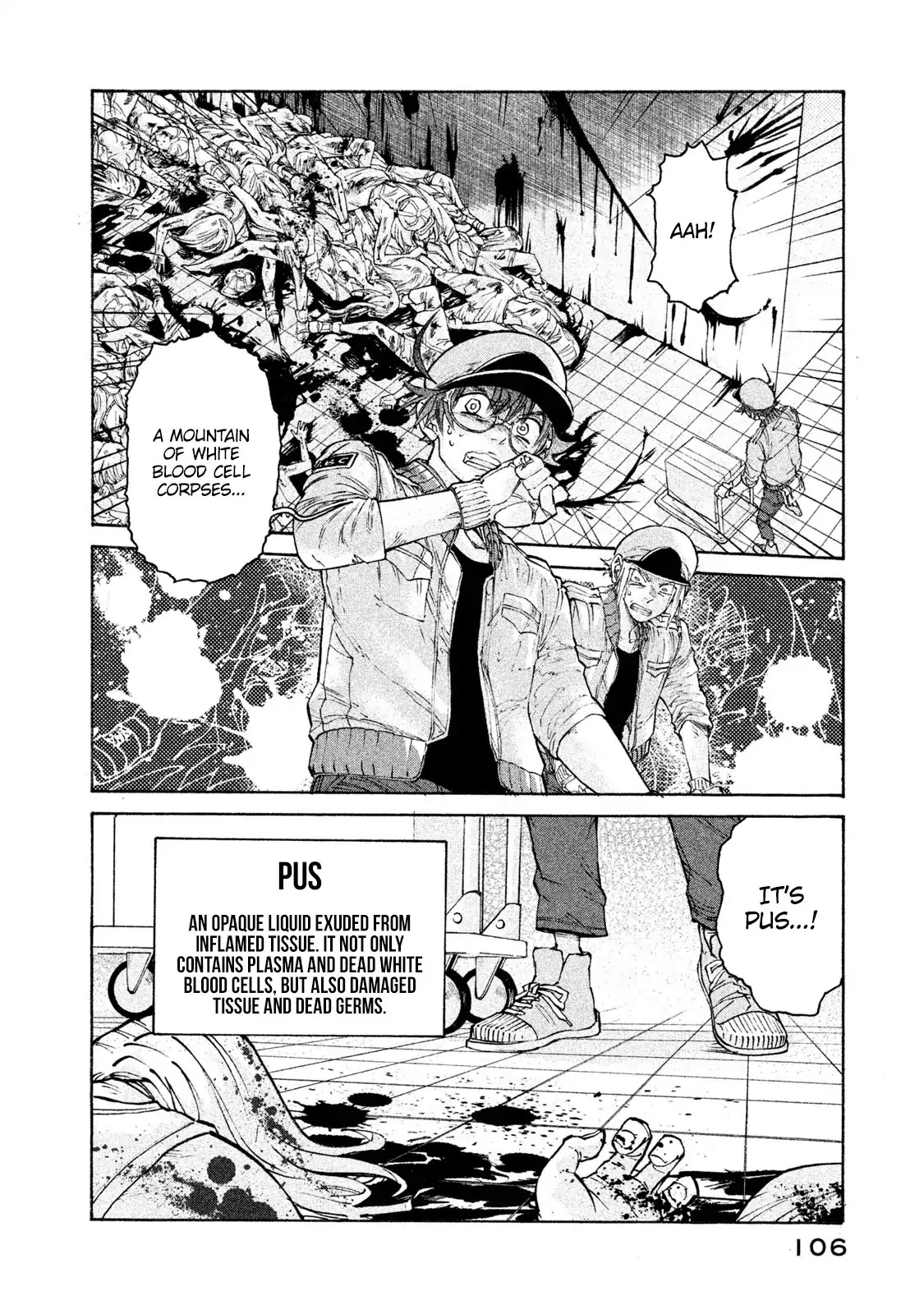 Hataraku Saibou BLACK Chapter 4 page 10 - Chapter 4: Gonococcus, Invasion