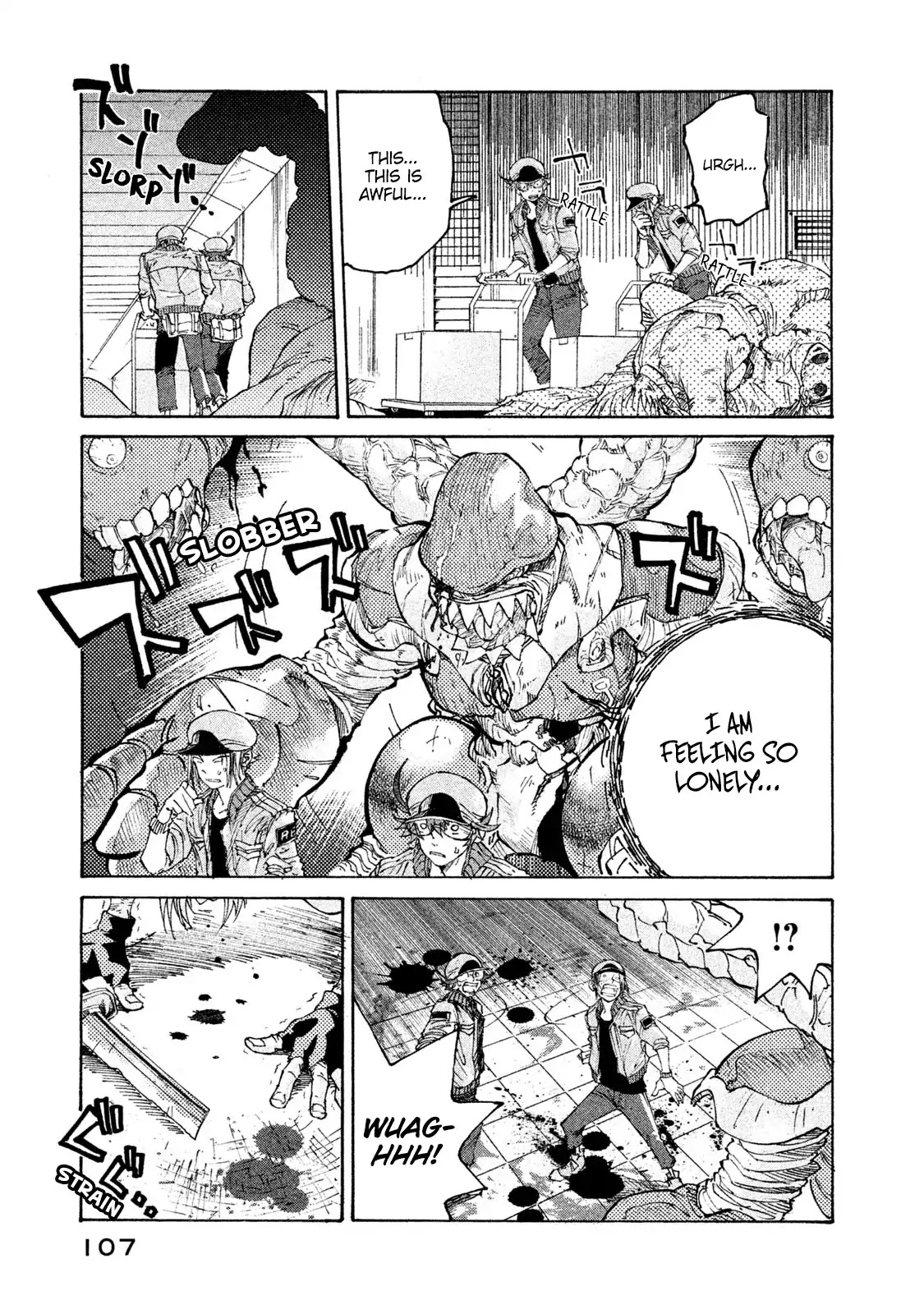 Hataraku Saibou BLACK Chapter 4 page 11 - Chapter 4: Gonococcus, Invasion