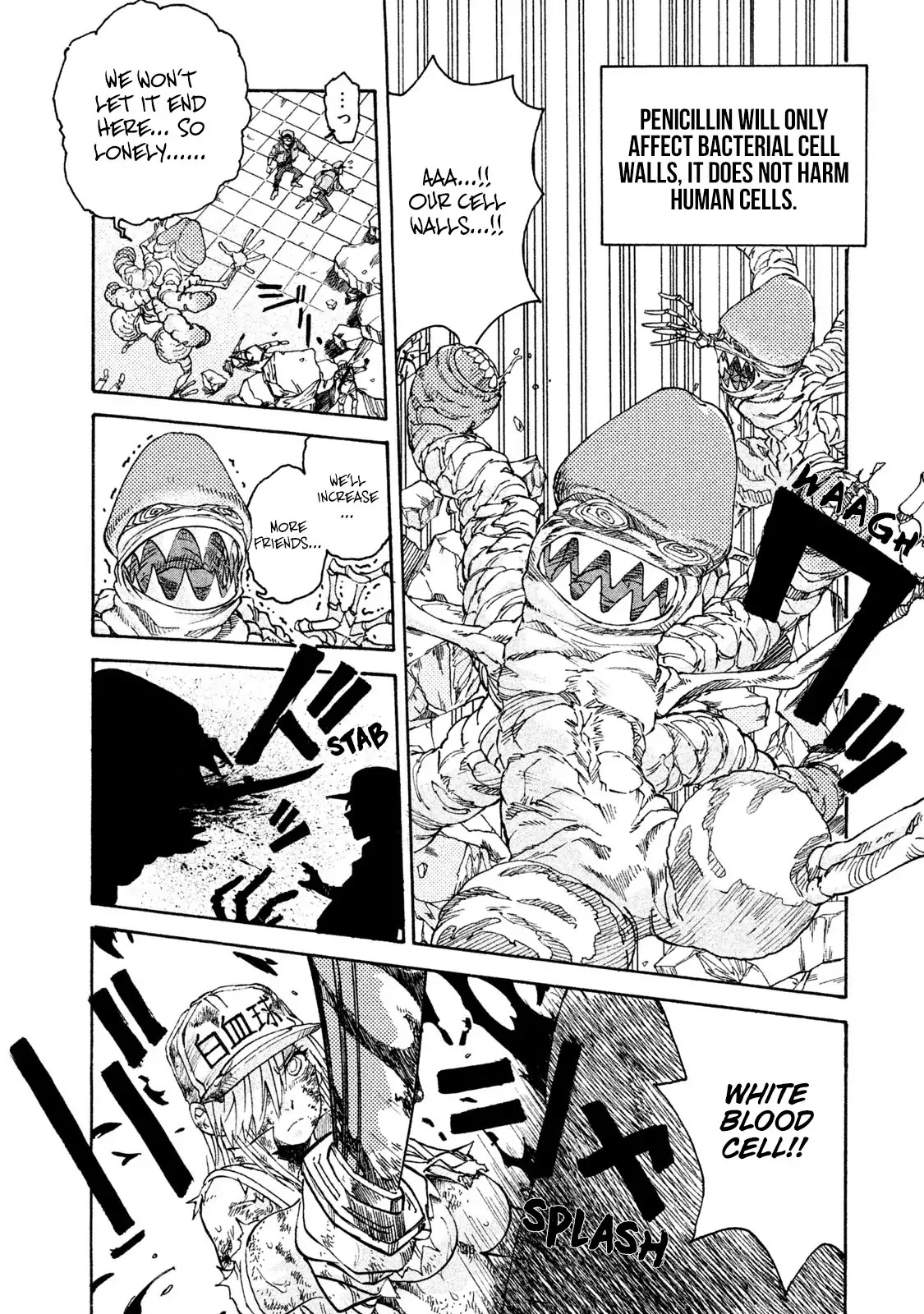 Hataraku Saibou BLACK Chapter 4 page 25 - Chapter 4: Gonococcus, Invasion