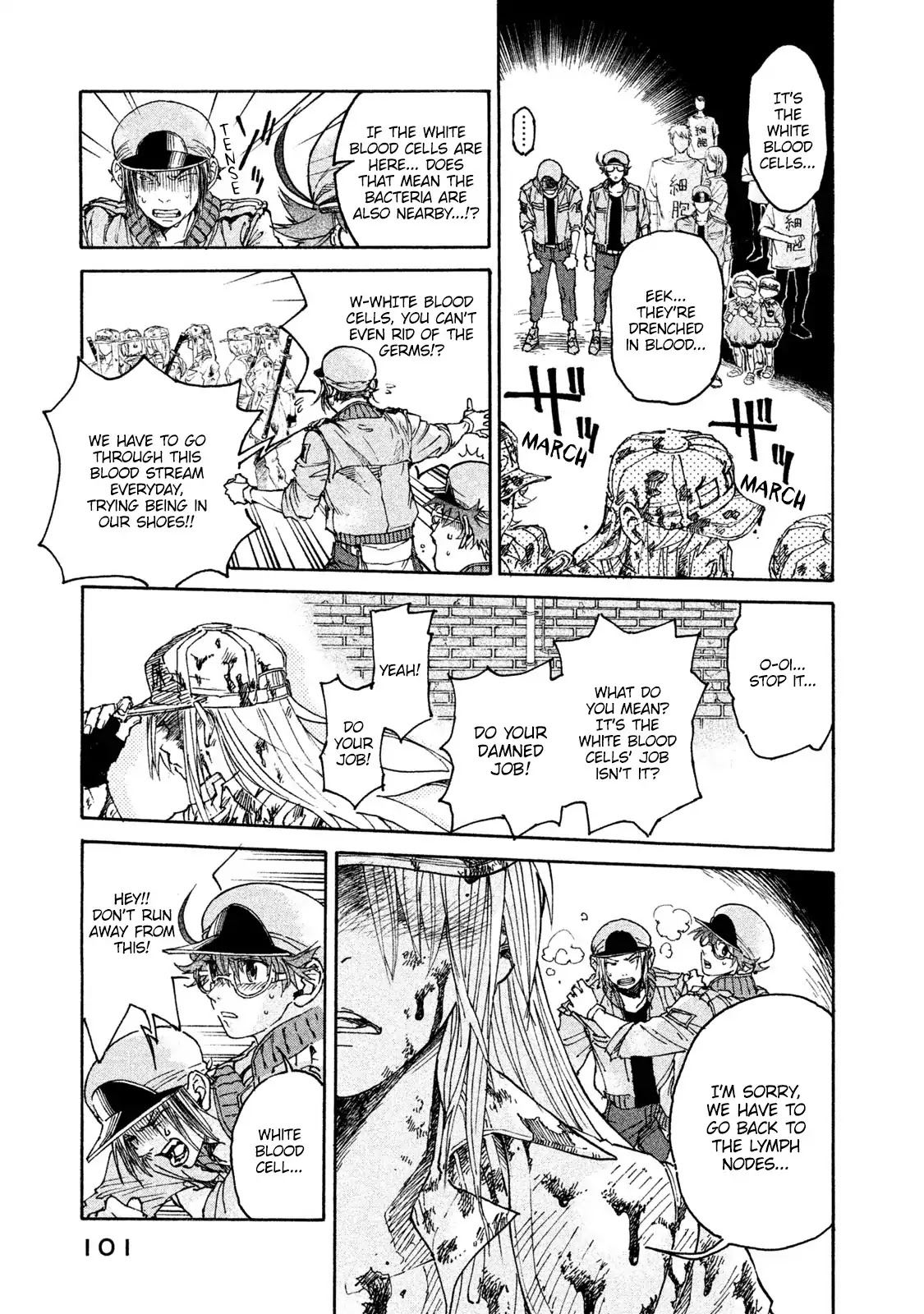 Hataraku Saibou BLACK Chapter 4 page 5 - Chapter 4: Gonococcus, Invasion