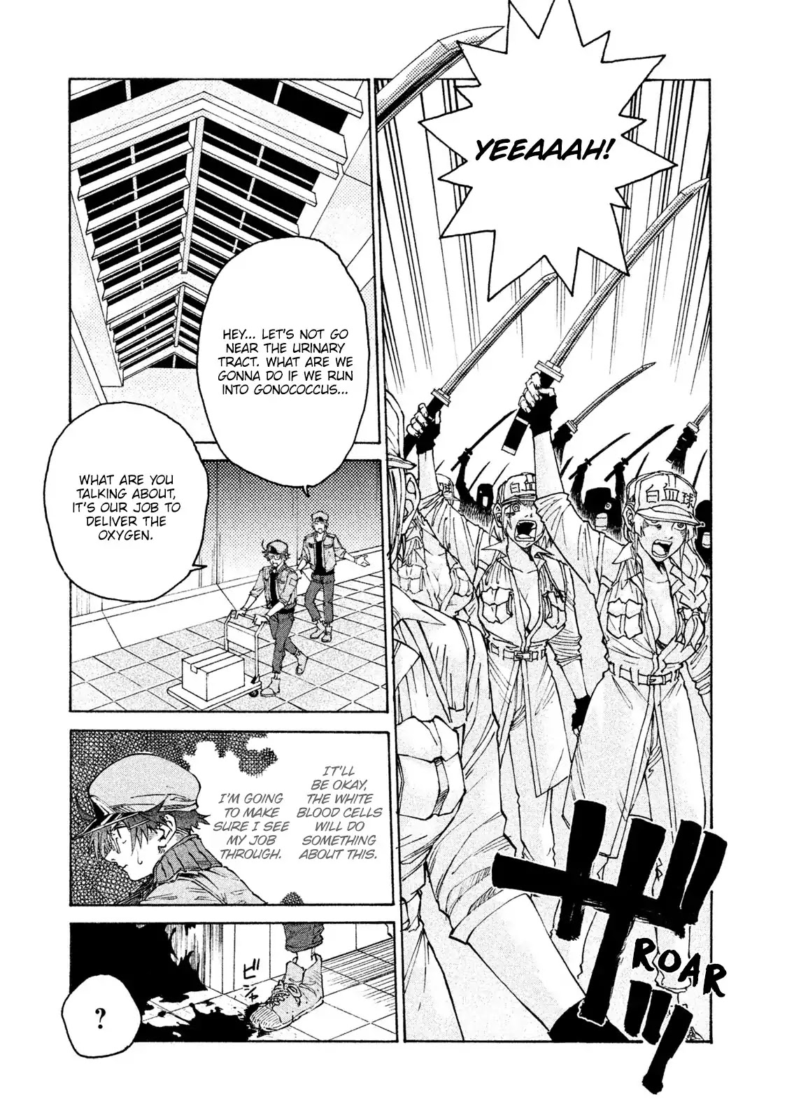 Hataraku Saibou BLACK Chapter 4 page 9 - Chapter 4: Gonococcus, Invasion