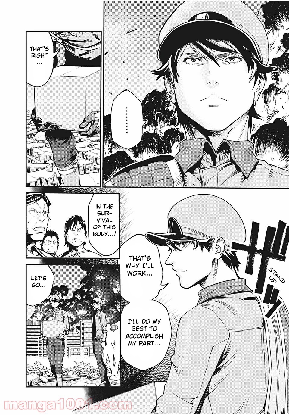 Hataraku Saibou BLACK Chapter 40 page 18 - Chapter 40: Metastasis, Radiotherapy, Anticancer drugs