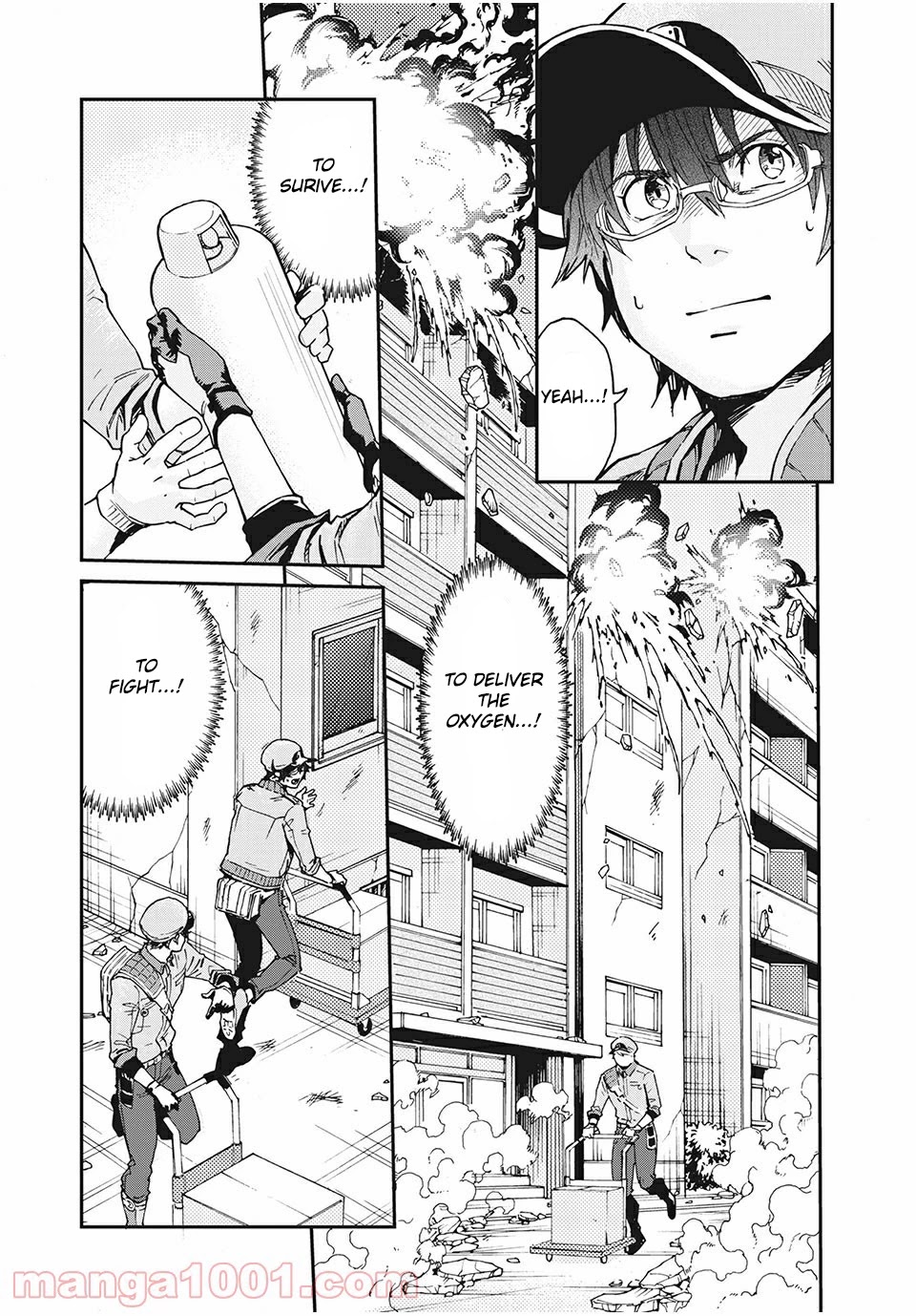 Hataraku Saibou BLACK Chapter 40 page 19 - Chapter 40: Metastasis, Radiotherapy, Anticancer drugs