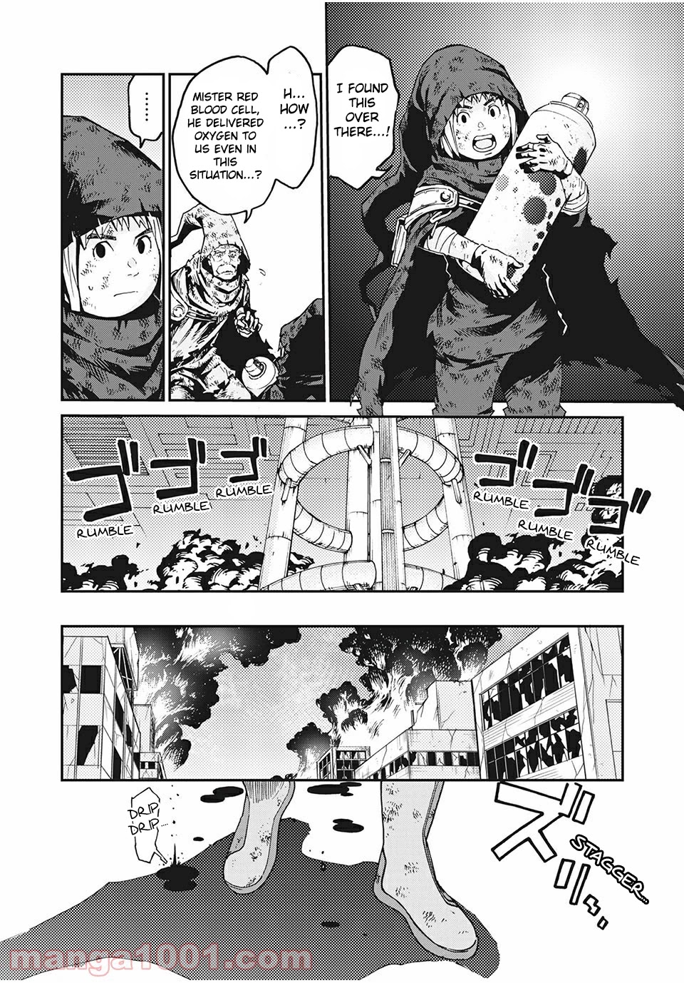 Hataraku Saibou BLACK Chapter 40 page 22 - Chapter 40: Metastasis, Radiotherapy, Anticancer drugs