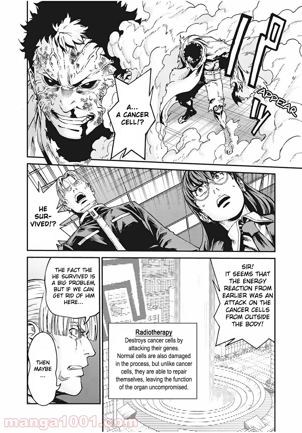 Hataraku Saibou BLACK Chapter 40 page 6 - Chapter 40: Metastasis, Radiotherapy, Anticancer drugs