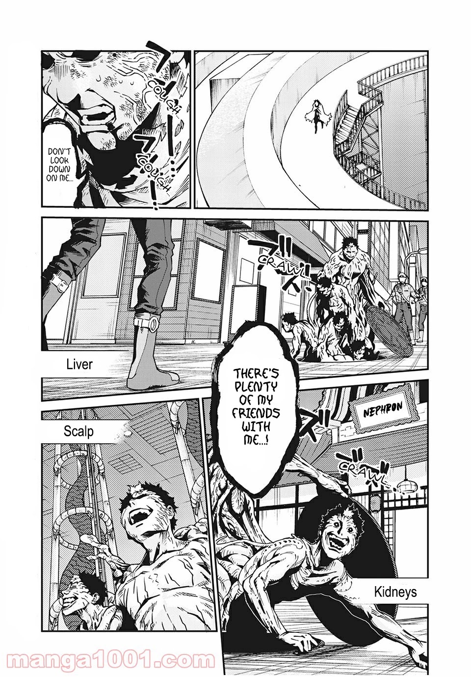 Hataraku Saibou BLACK Chapter 40 page 7 - Chapter 40: Metastasis, Radiotherapy, Anticancer drugs