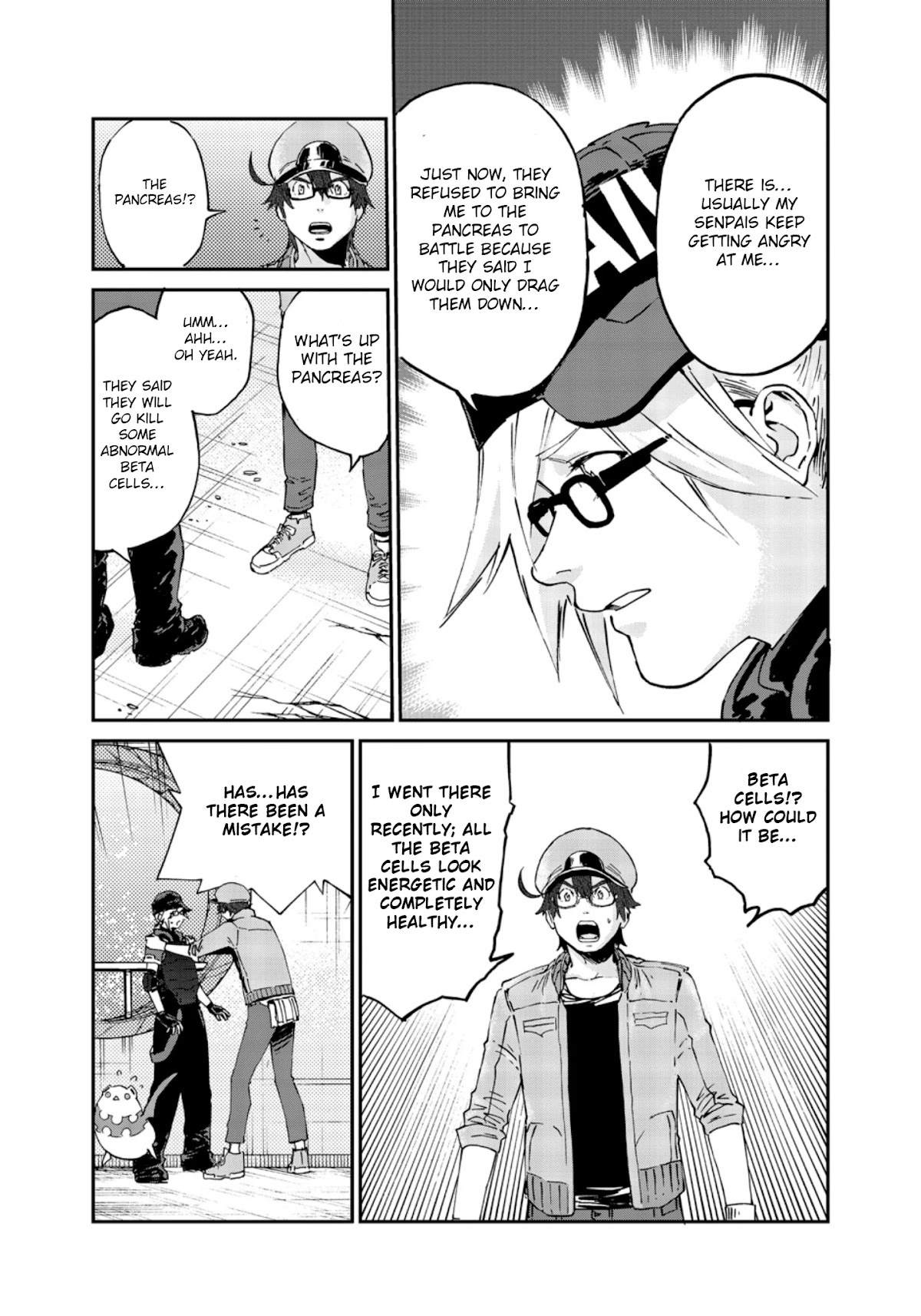 Hataraku Saibou BLACK Chapter 45 page 10 - Chapter 45: Thugs, Vitality, Beneficial Bacteria