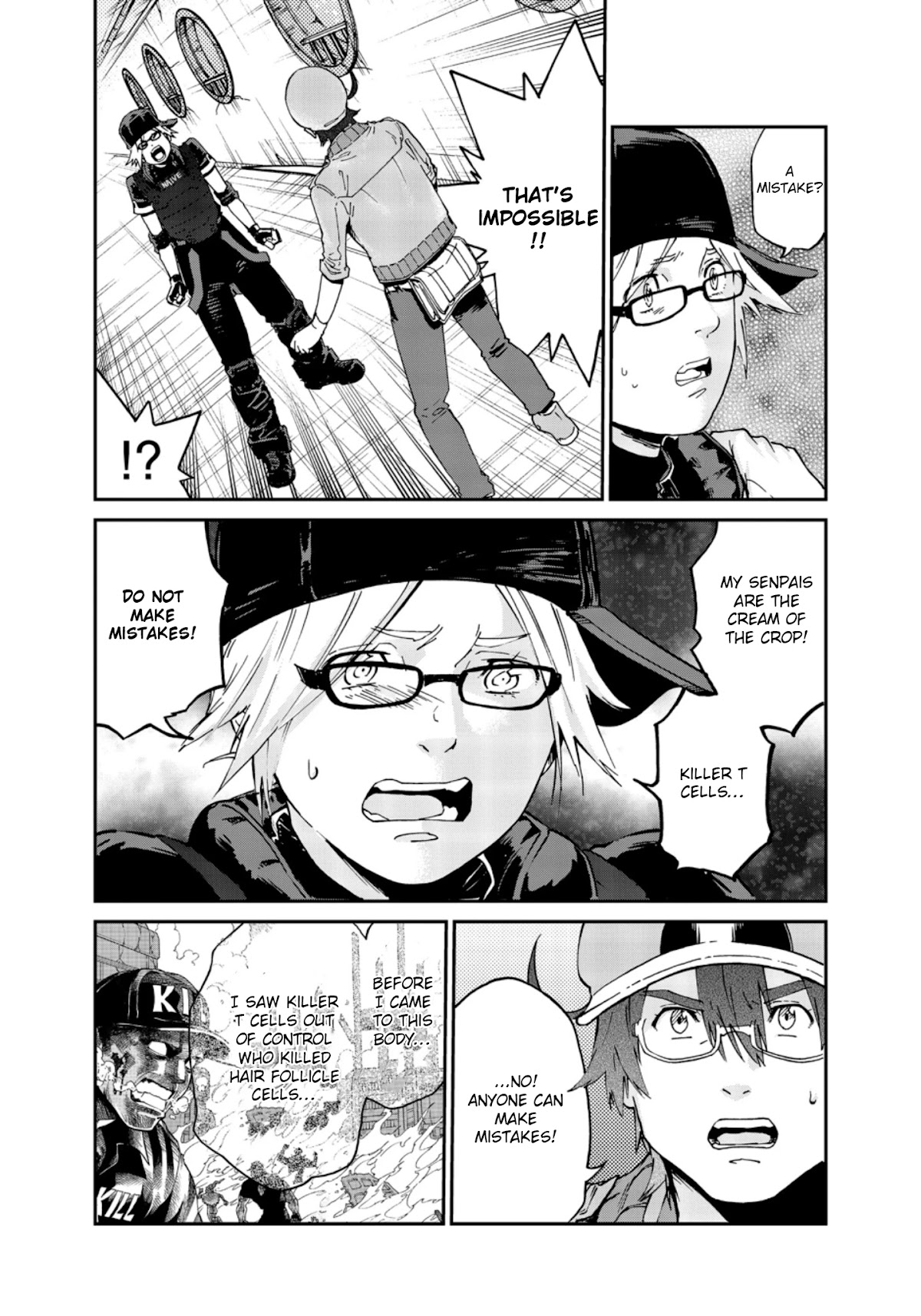 Hataraku Saibou BLACK Chapter 45 page 11 - Chapter 45: Thugs, Vitality, Beneficial Bacteria