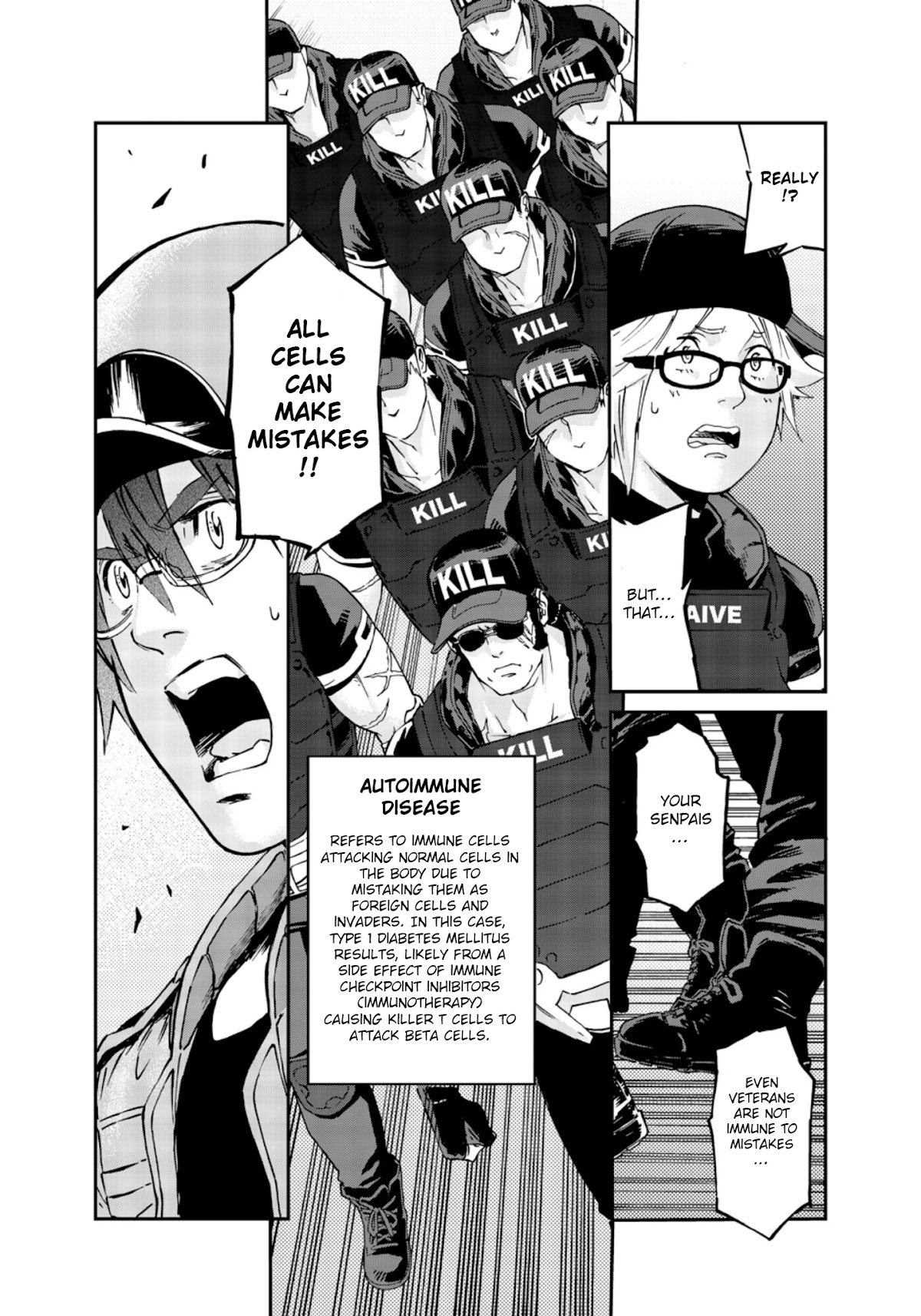 Hataraku Saibou BLACK Chapter 45 page 12 - Chapter 45: Thugs, Vitality, Beneficial Bacteria