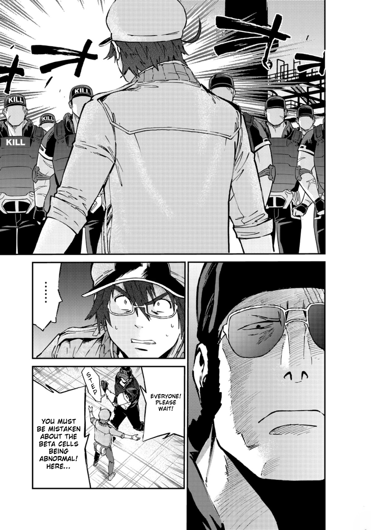 Hataraku Saibou BLACK Chapter 45 page 16 - Chapter 45: Thugs, Vitality, Beneficial Bacteria