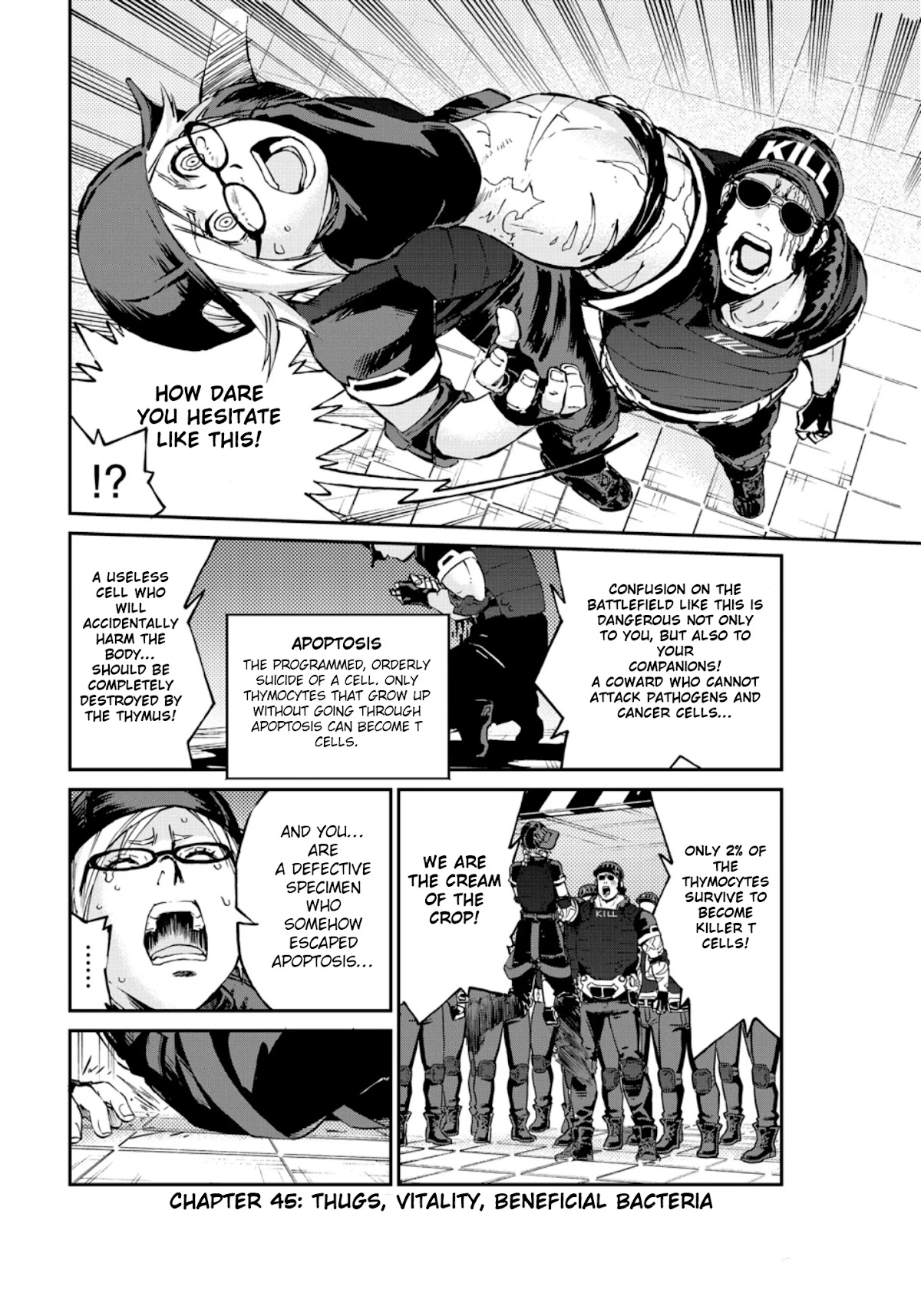 Hataraku Saibou BLACK Chapter 45 page 2 - Chapter 45: Thugs, Vitality, Beneficial Bacteria
