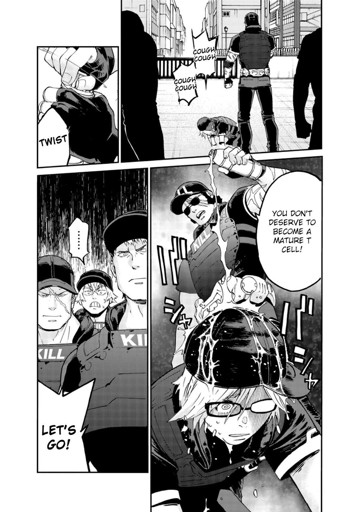 Hataraku Saibou BLACK Chapter 45 page 3 - Chapter 45: Thugs, Vitality, Beneficial Bacteria