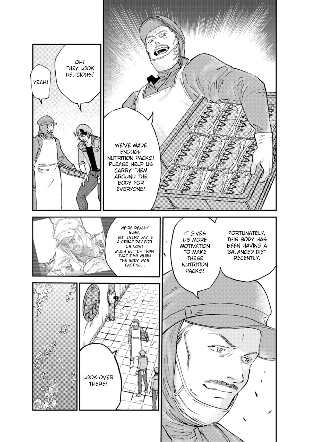 Hataraku Saibou BLACK Chapter 45 page 5 - Chapter 45: Thugs, Vitality, Beneficial Bacteria