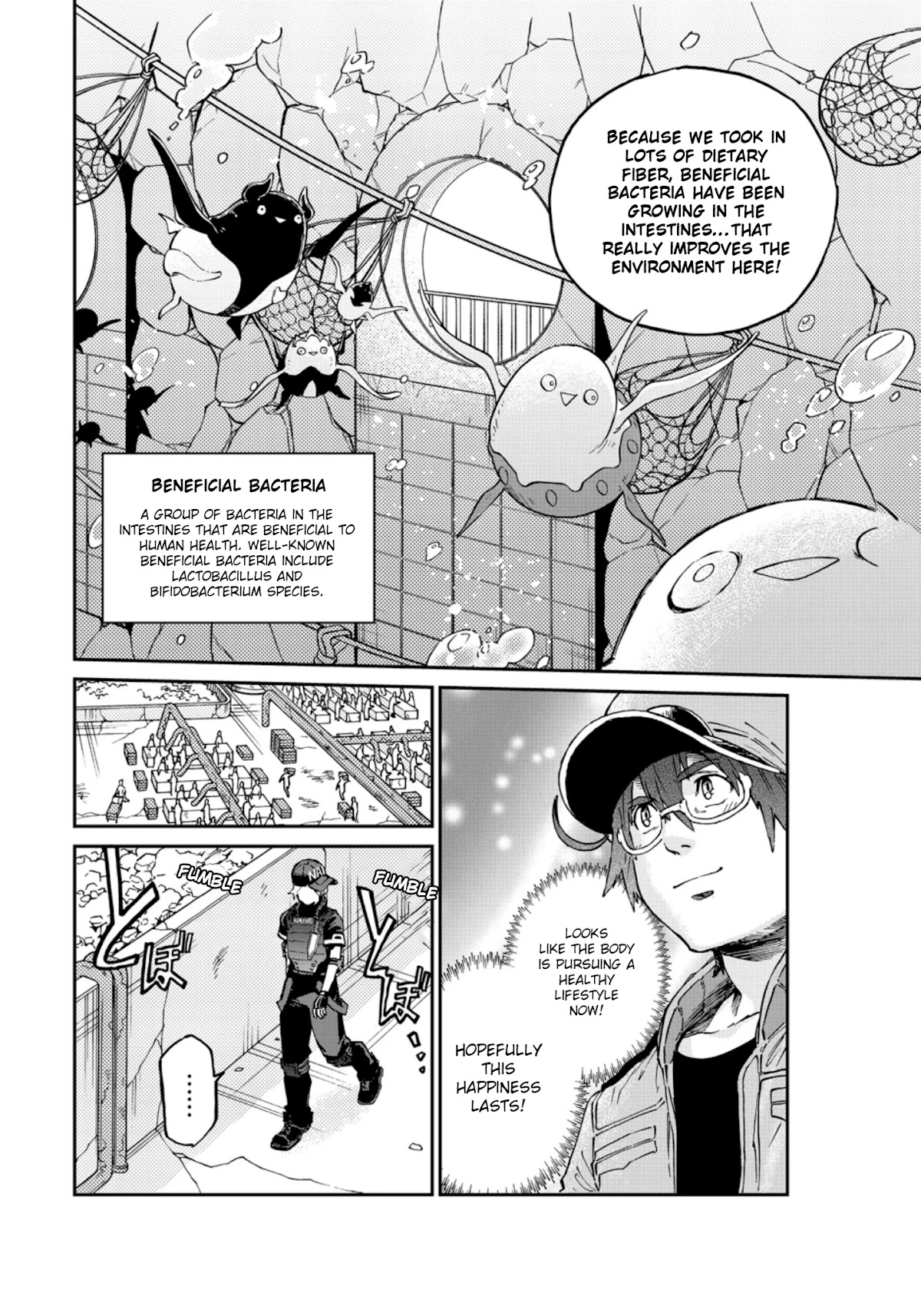 Hataraku Saibou BLACK Chapter 45 page 6 - Chapter 45: Thugs, Vitality, Beneficial Bacteria
