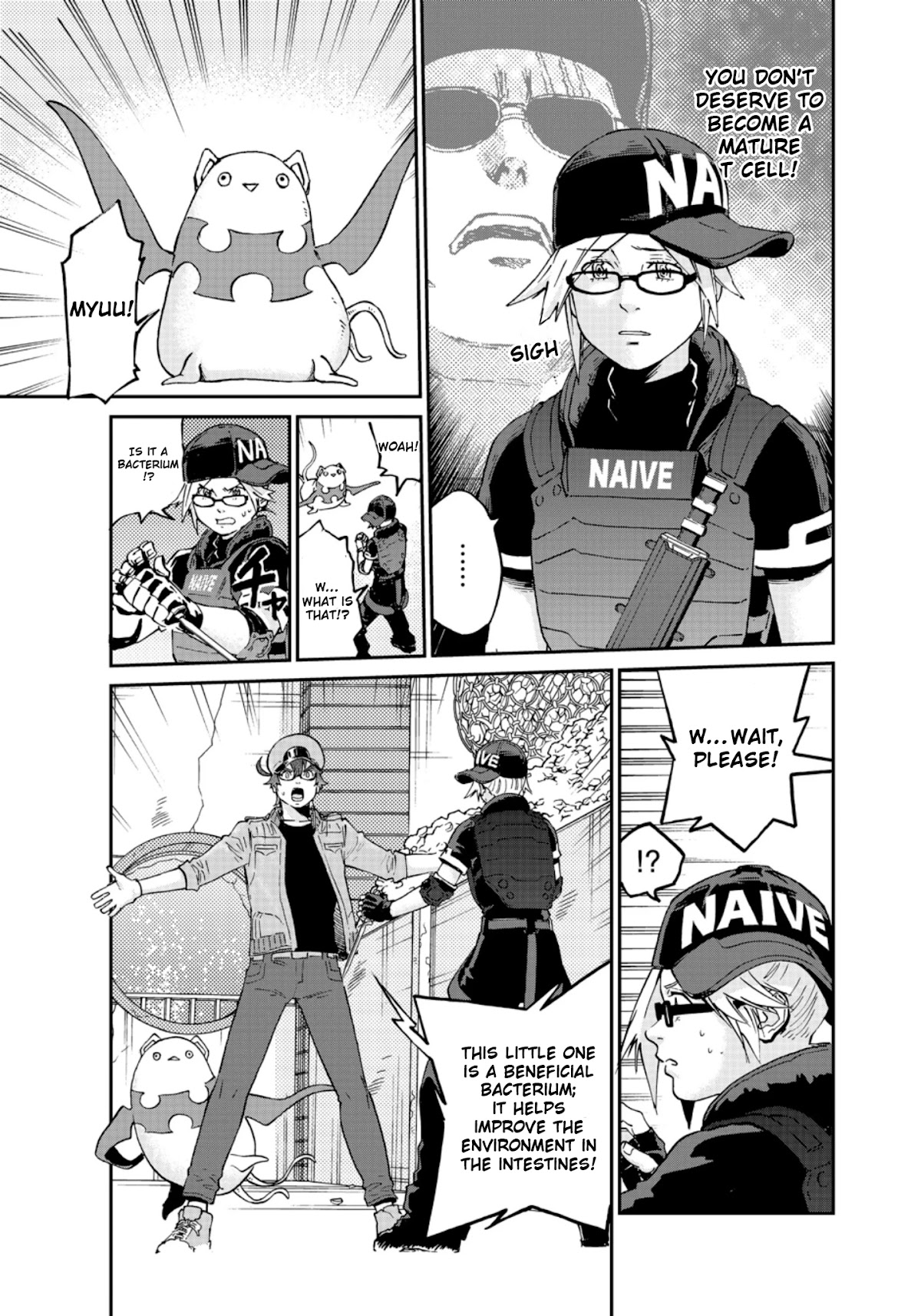 Hataraku Saibou BLACK Chapter 45 page 7 - Chapter 45: Thugs, Vitality, Beneficial Bacteria