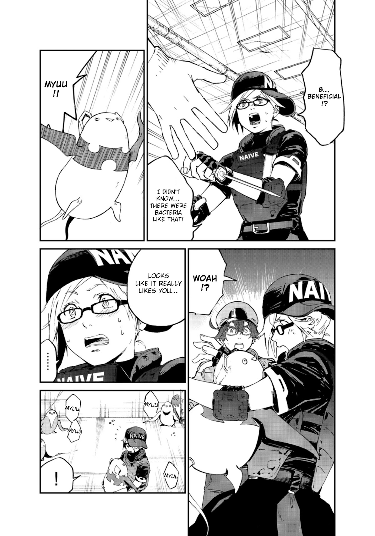 Hataraku Saibou BLACK Chapter 45 page 8 - Chapter 45: Thugs, Vitality, Beneficial Bacteria