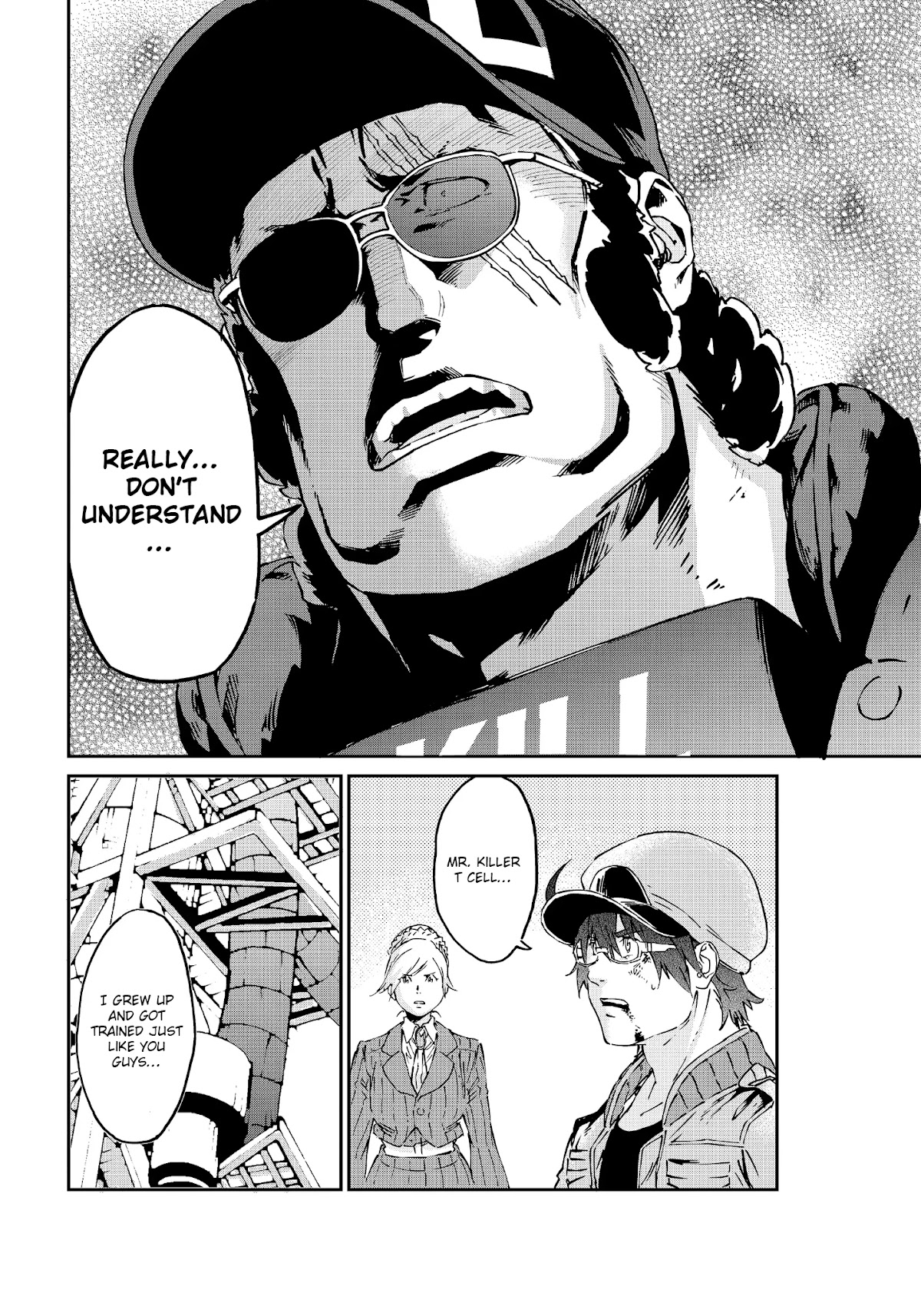 Hataraku Saibou BLACK Chapter 46 page 14 - Chapter 46: Differentiation, Generation, Mutual Support