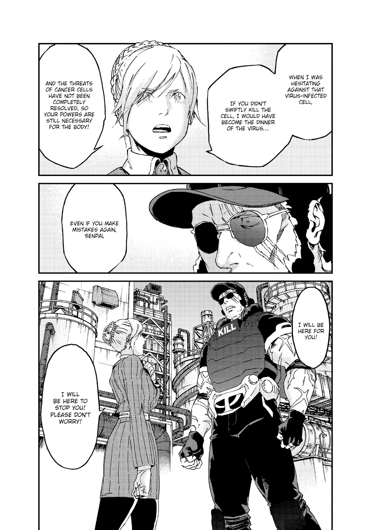 Hataraku Saibou BLACK Chapter 46 page 16 - Chapter 46: Differentiation, Generation, Mutual Support