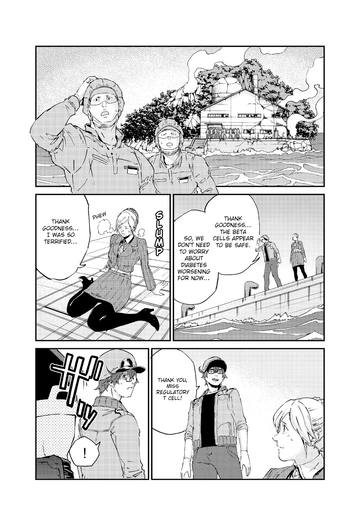 Hataraku Saibou BLACK Chapter 46 page 18 - Chapter 46: Differentiation, Generation, Mutual Support