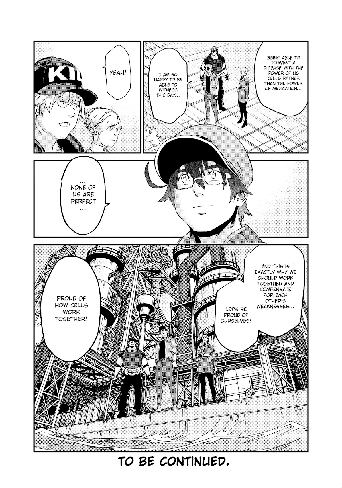 Hataraku Saibou BLACK Chapter 46 page 20 - Chapter 46: Differentiation, Generation, Mutual Support
