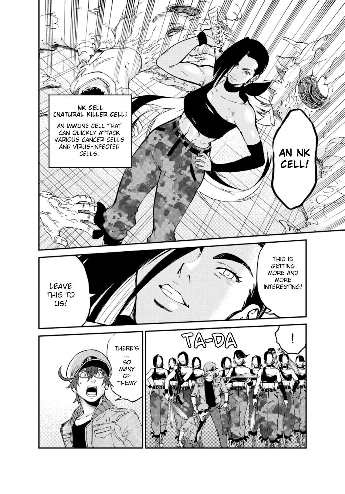 Hataraku Saibou BLACK Chapter 48 page 10 - Chapter 48: Brain Metastasis, Willpower, Work [END]